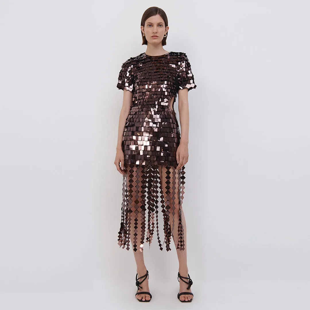 Jillian Sequin Midi Dress sold by Jonathan Simkhai