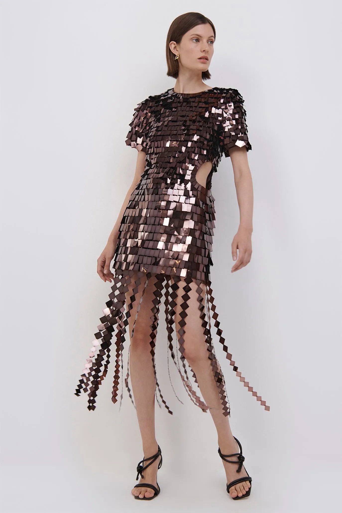 Jillian Sequin Midi Dress sold by Jonathan Simkhai product image thumbnail 4