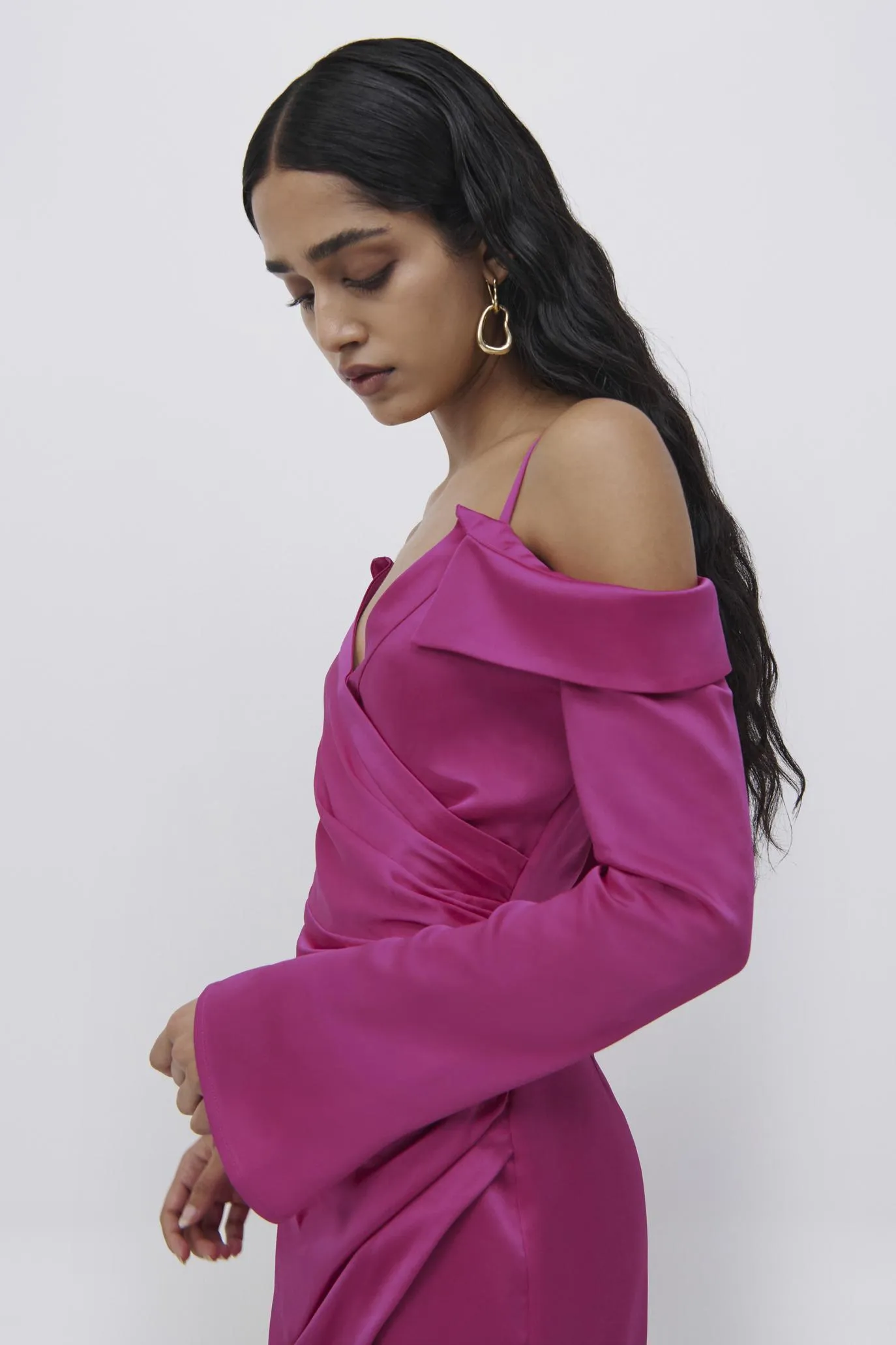 Edna Off Shoulder Mini Dress sold by Jonathan Simkhai product image thumbnail 3