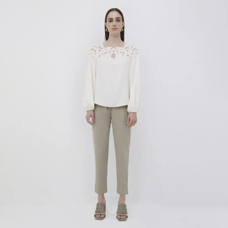 Lochlyn Embroidered Top sold by Jonathan Simkhai