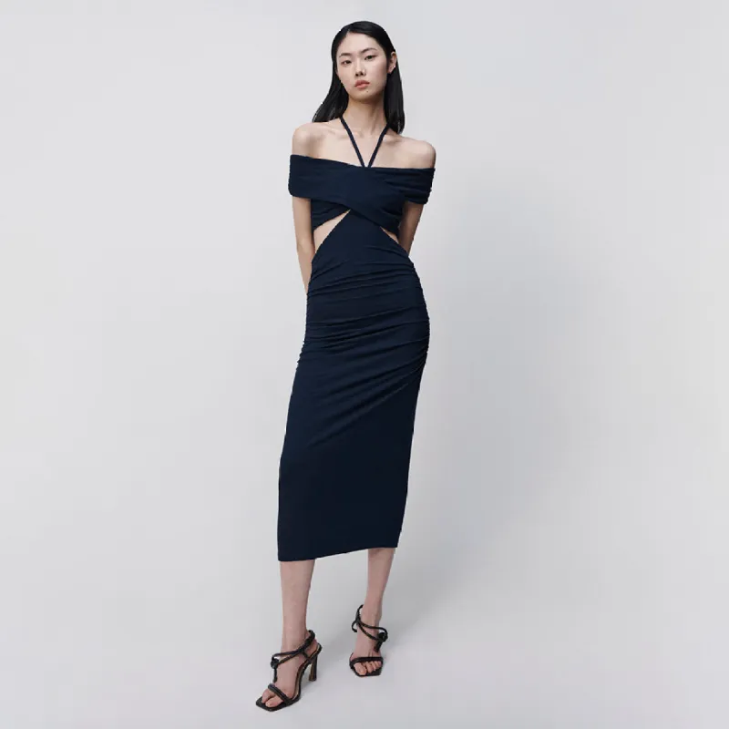 Akane Shaping Rib Midi Dress sold by Jonathan Simkhai