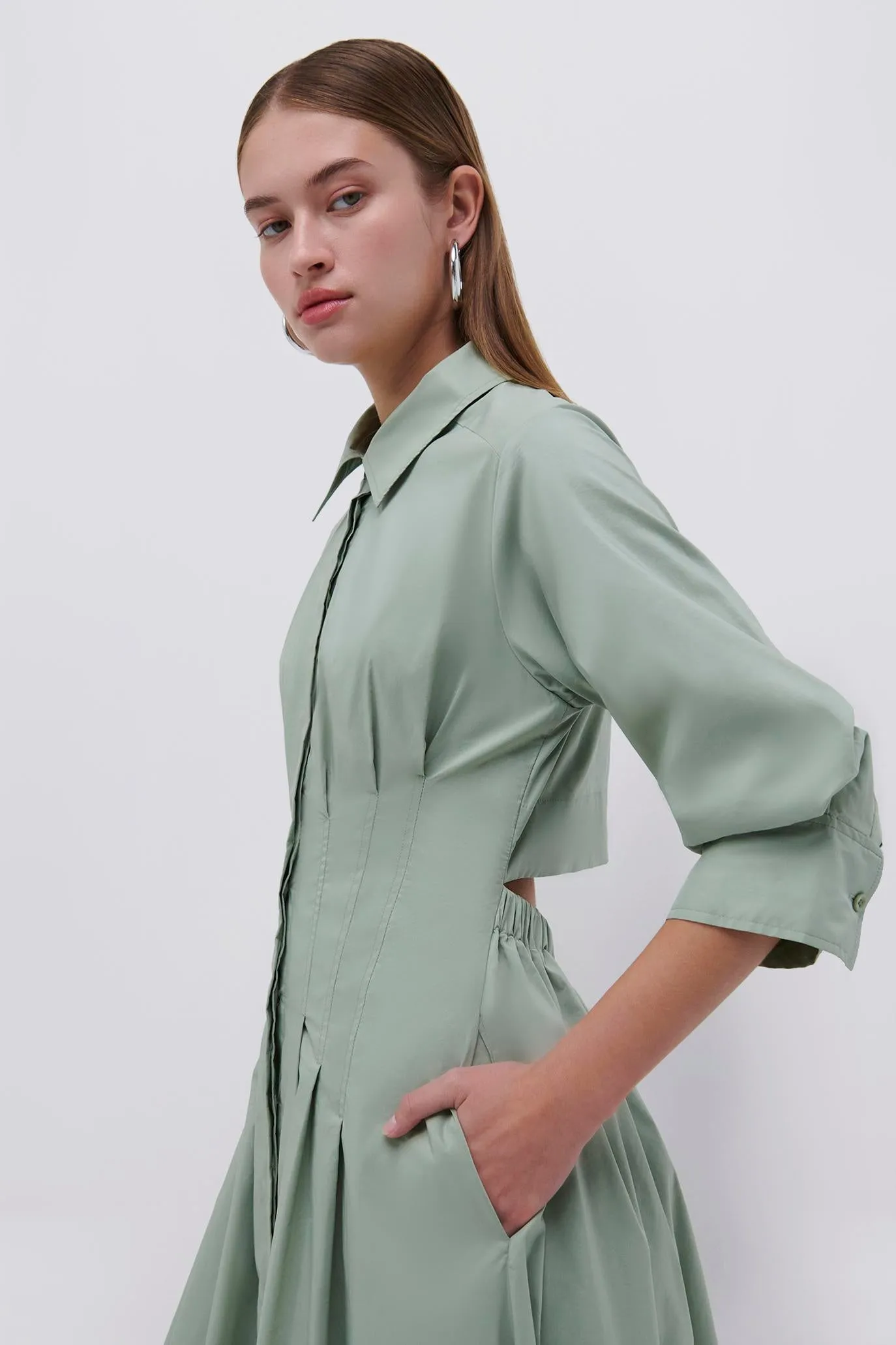 Jazz Cutout Midi Dress sold by Jonathan Simkhai product image thumbnail 3