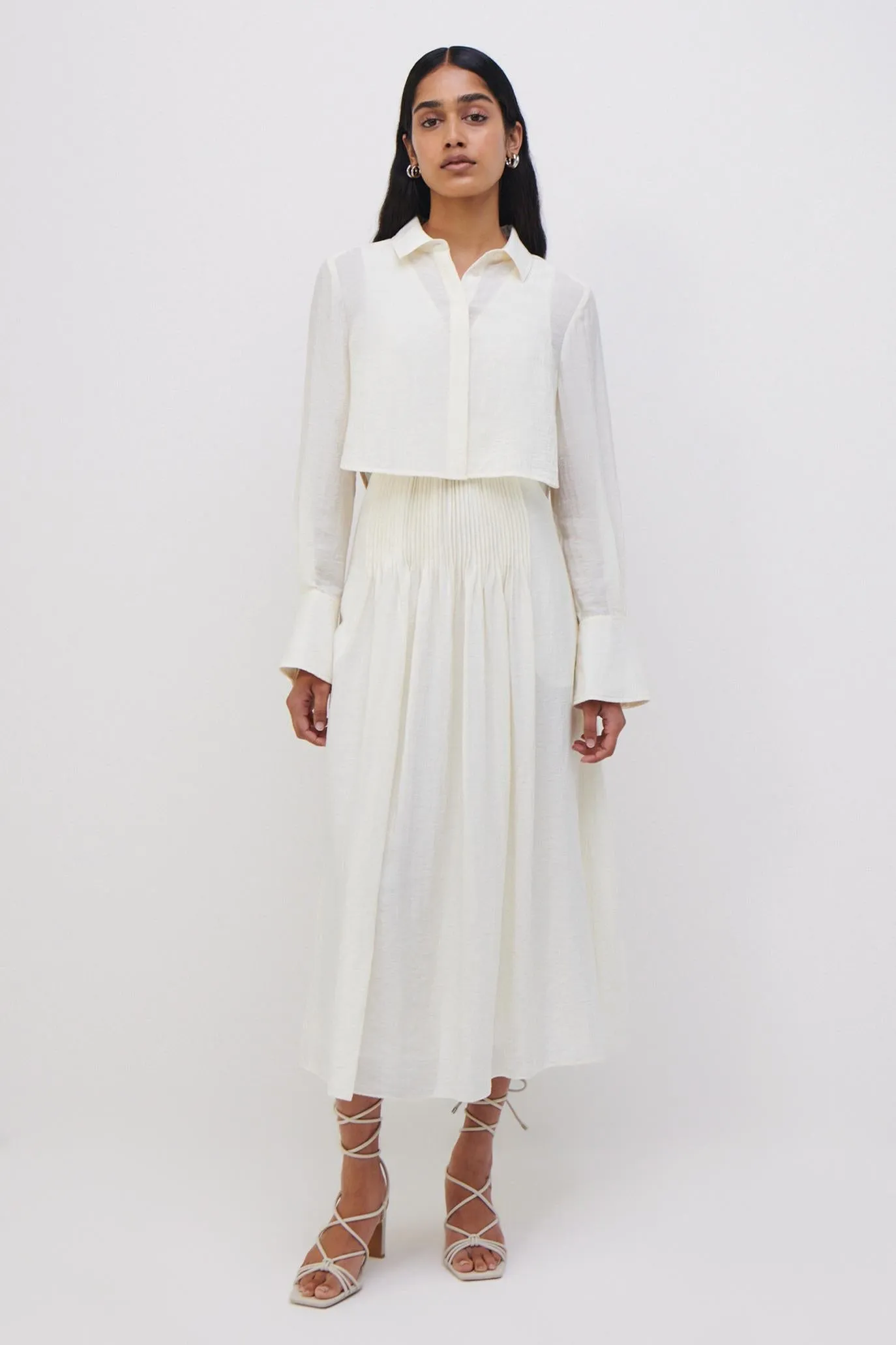 Jarvis Summer Lace Shirt Dress sold by Jonathan Simkhai product image thumbnail 2