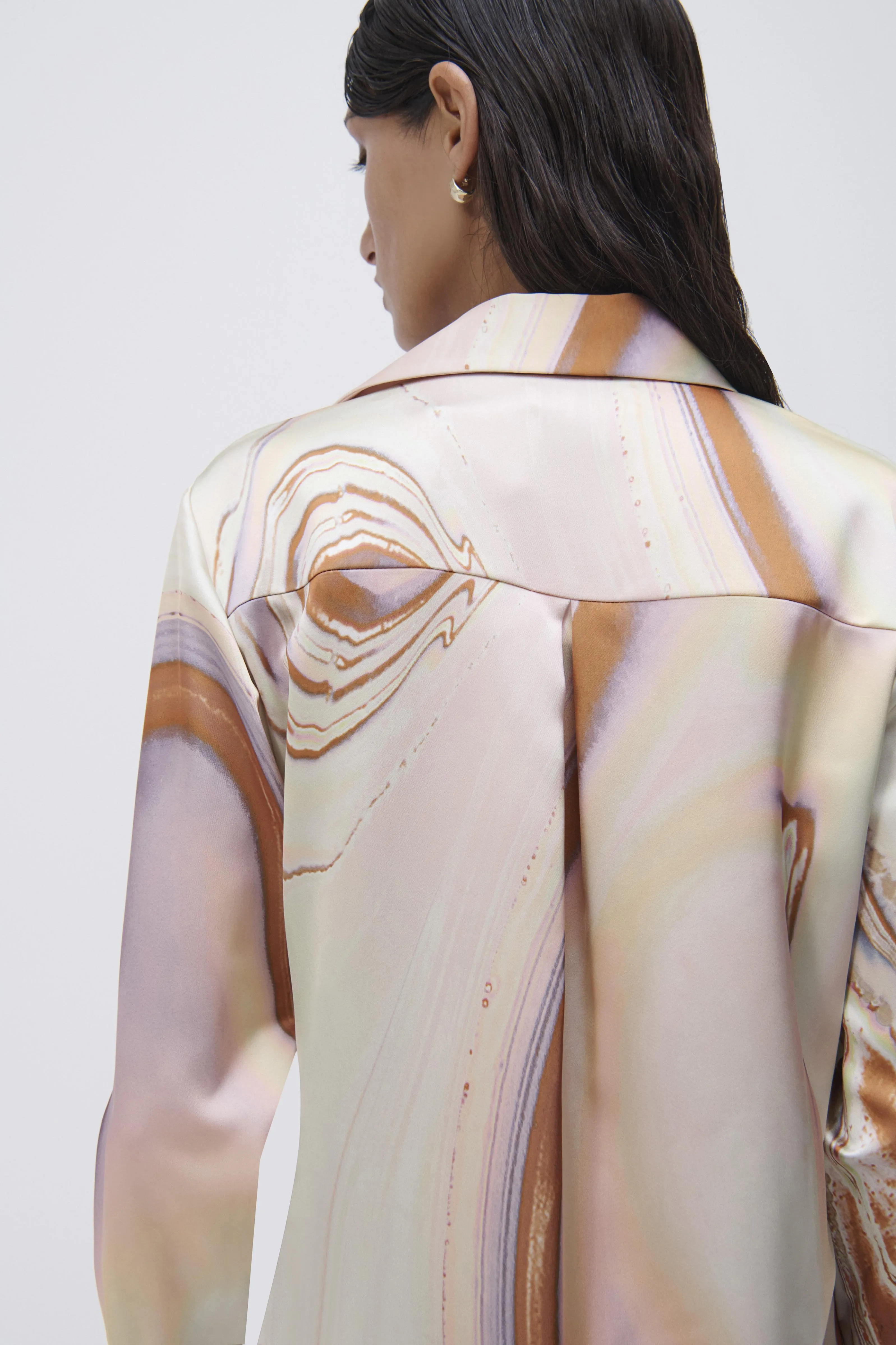 Roma Satin Mini Dress sold by Jonathan Simkhai product image thumbnail 3