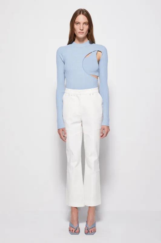 Jesslyn Cropped Pant sold by Jonathan Simkhai