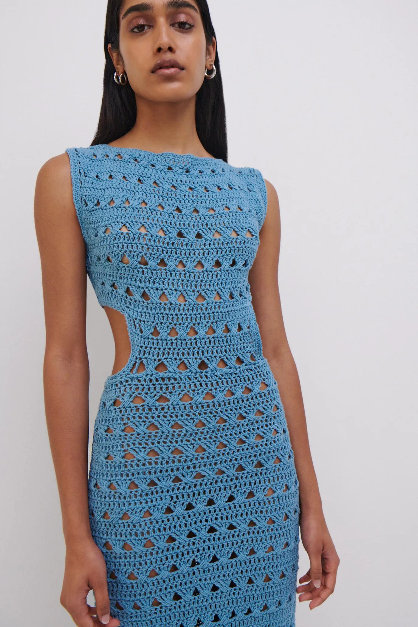 JS x Elexiay Crochet Dress sold by Jonathan Simkhai product image thumbnail 3