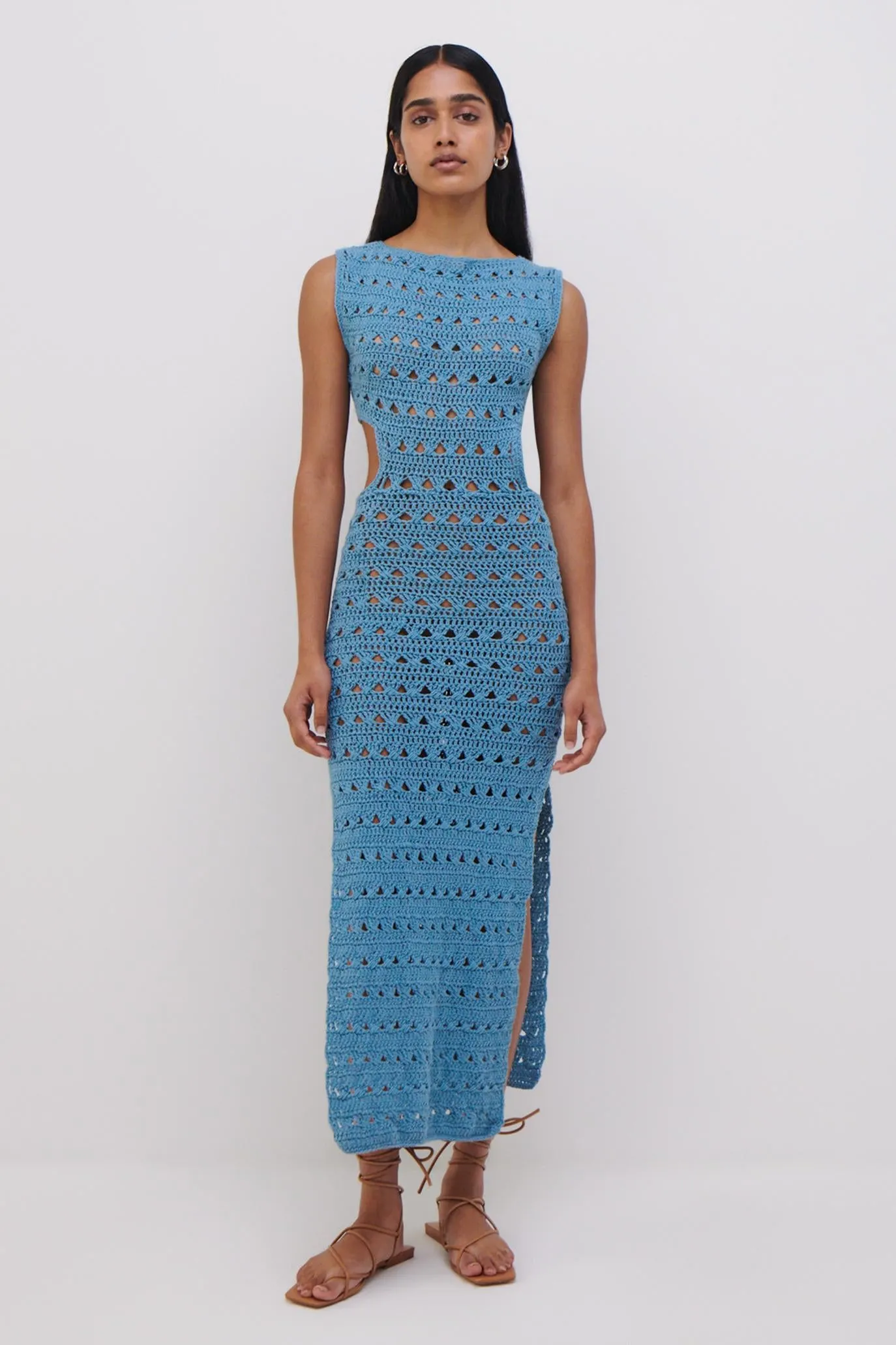 JS x Elexiay Crochet Dress sold by Jonathan Simkhai product image thumbnail 2