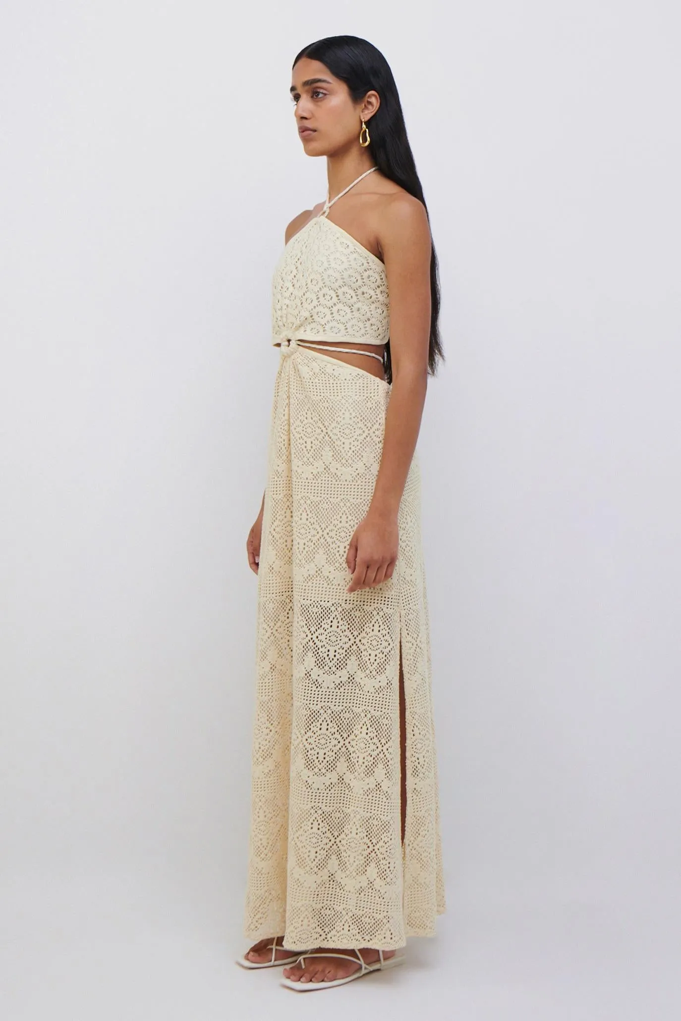 Georgiana Crochet Coverup Dress sold by Jonathan Simkhai product image thumbnail 5