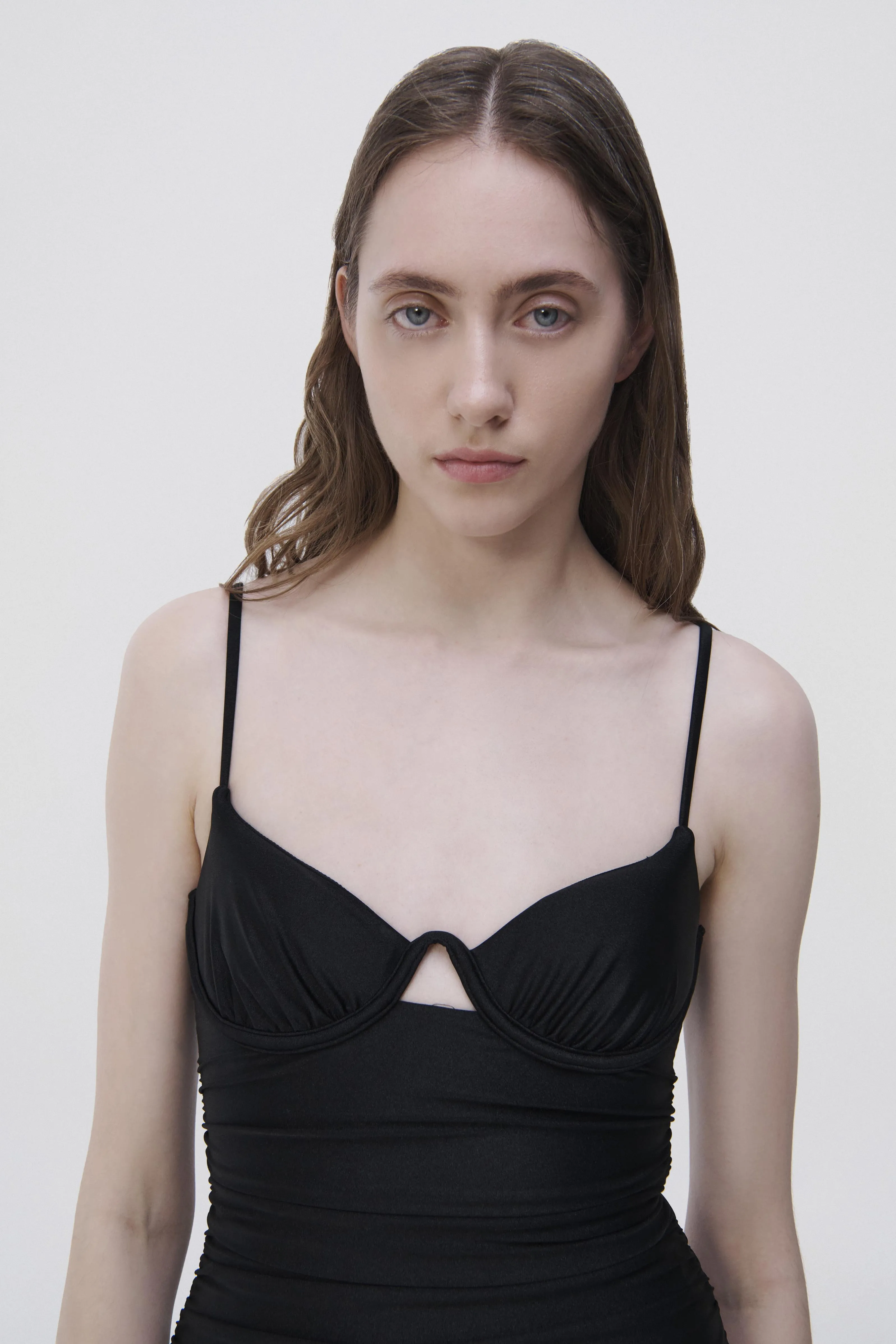 Laine Satin One Piece sold by Jonathan Simkhai product image thumbnail 5