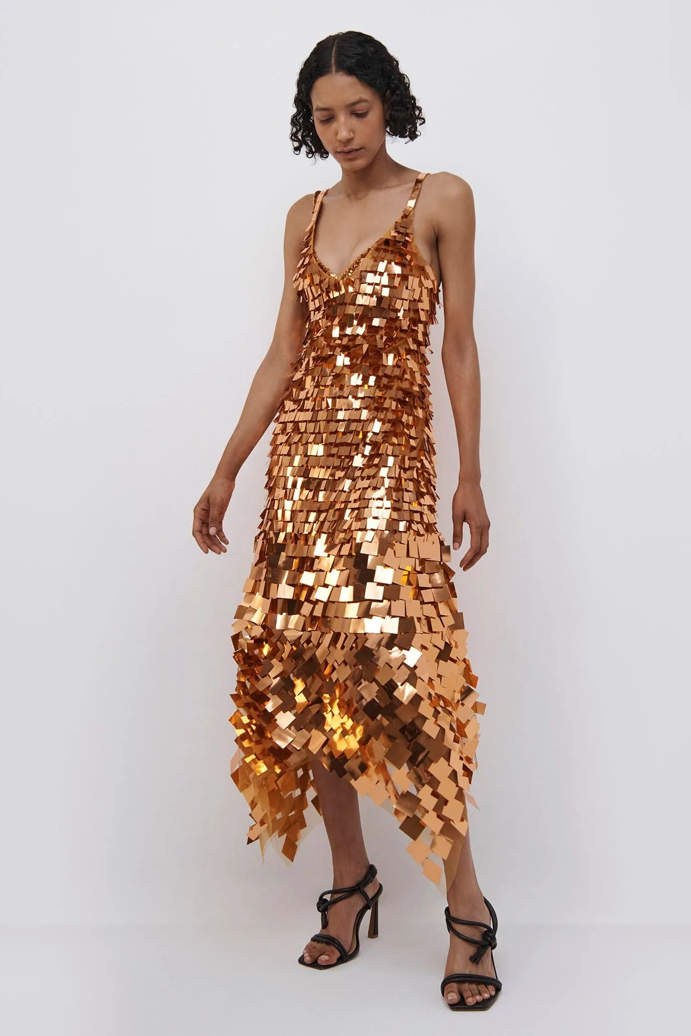 Indra Sequin Midi Dress sold by Jonathan Simkhai product image thumbnail 4