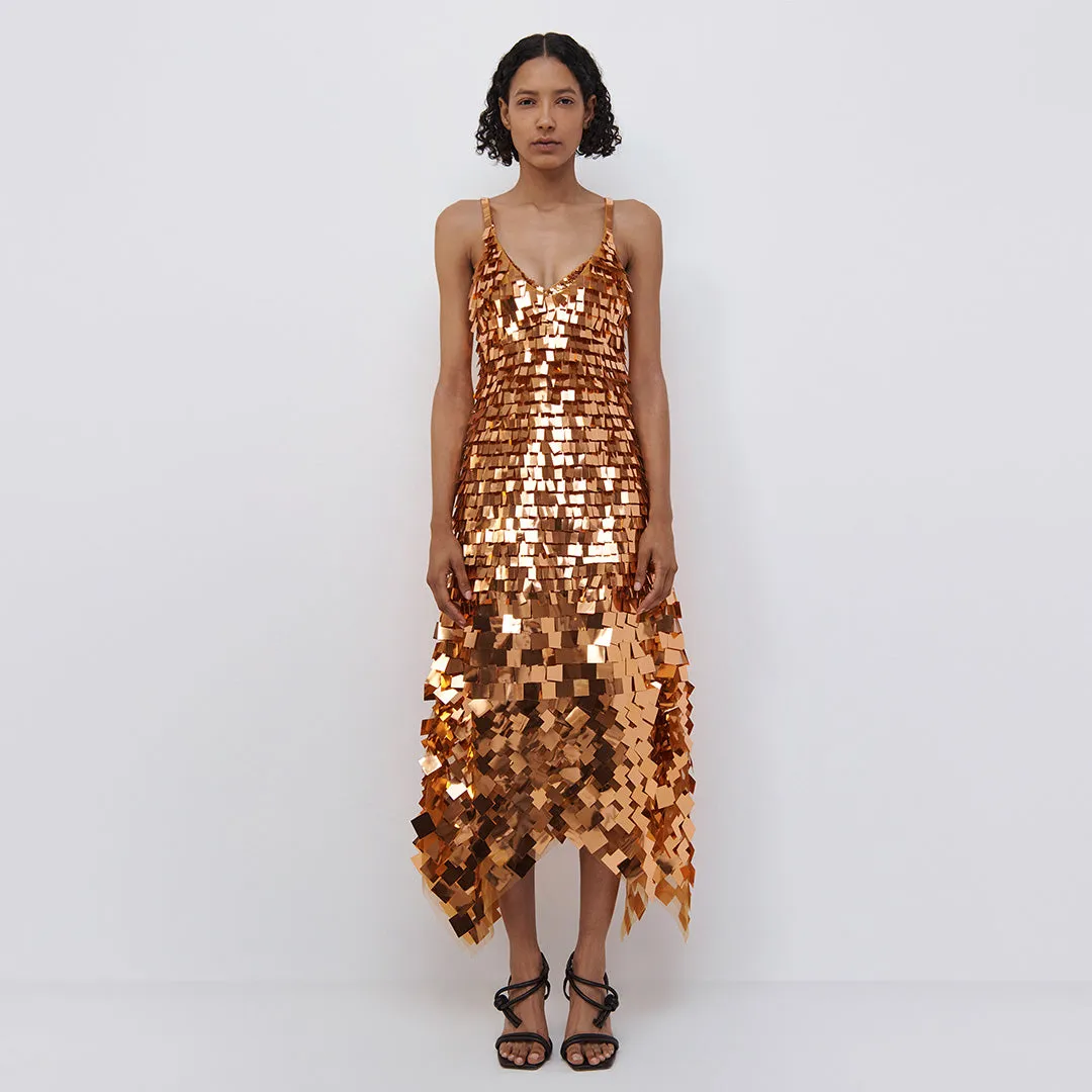 Indra Sequin Midi Dress sold by Jonathan Simkhai