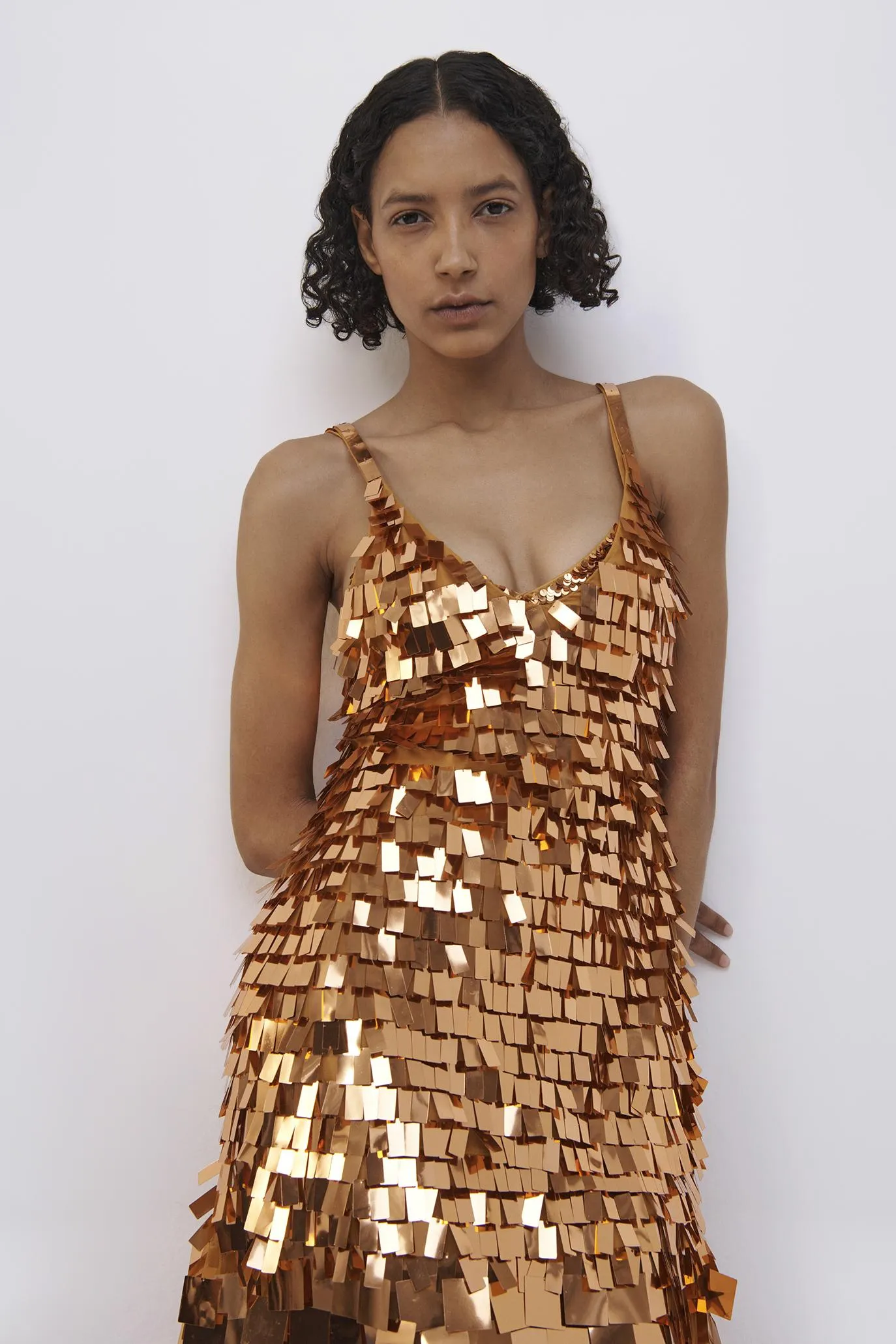 Indra Sequin Midi Dress sold by Jonathan Simkhai product image thumbnail 3