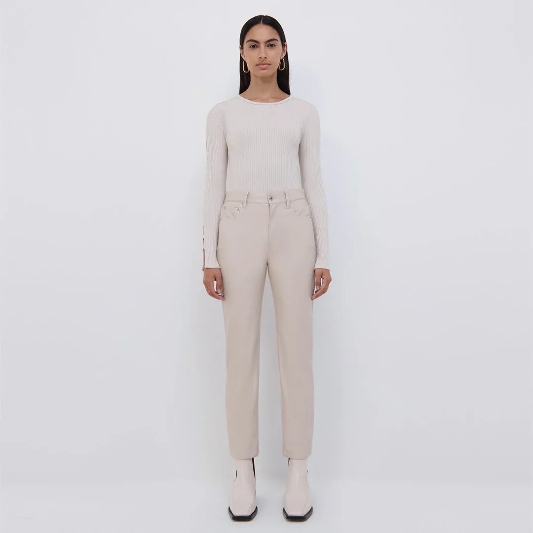 River Vegan Leather Pant sold by Jonathan Simkhai