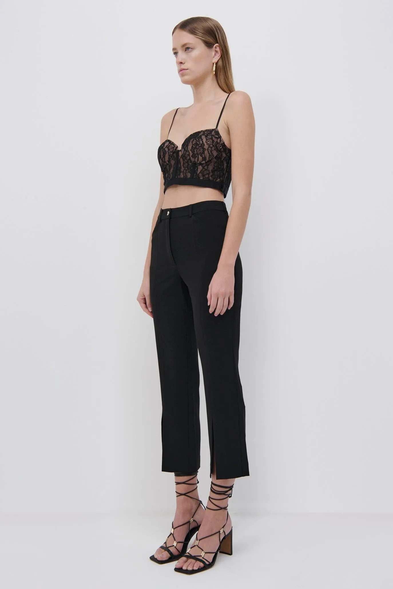 Shirley Delicate Lace Bustier Top sold by Jonathan Simkhai product image thumbnail 4