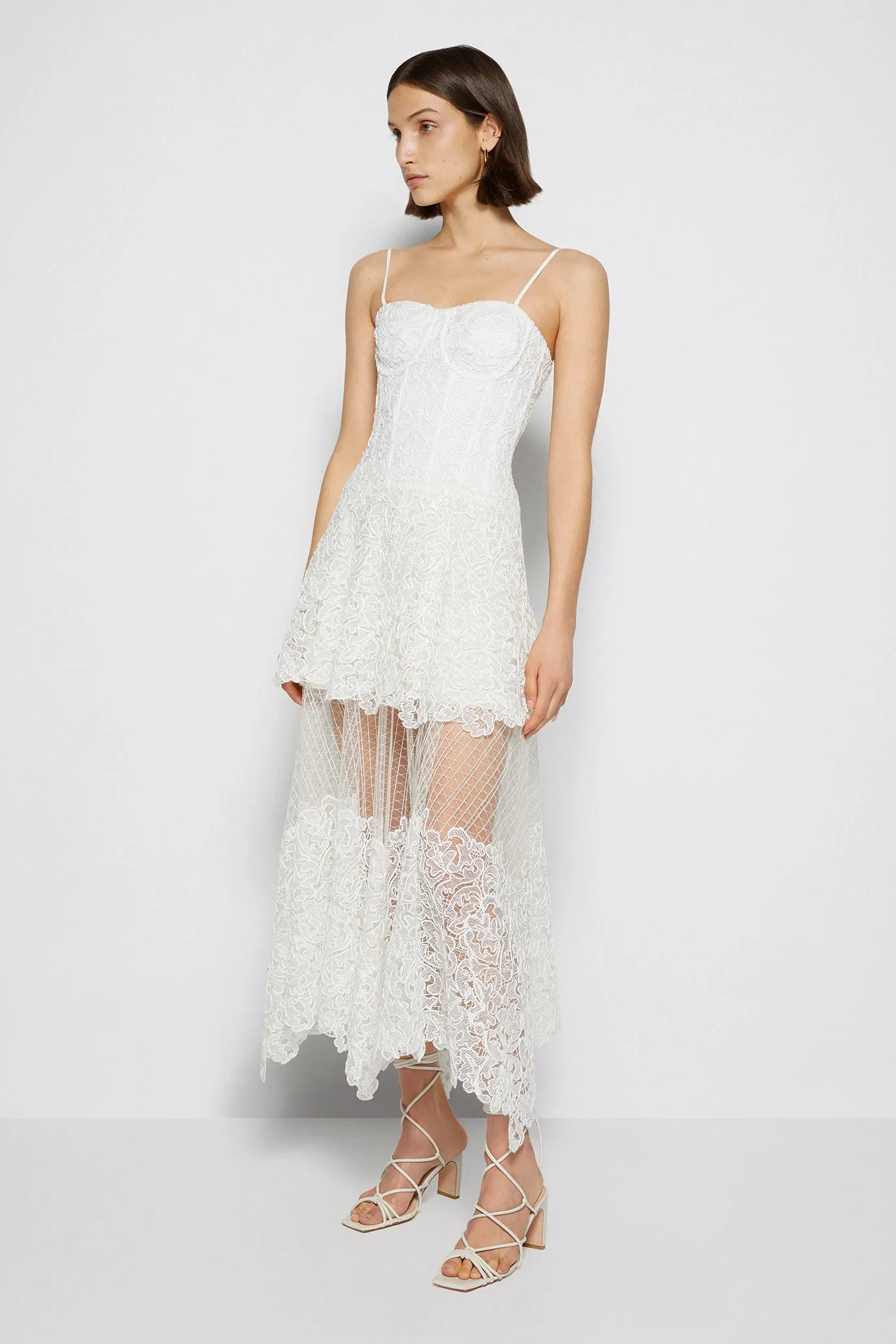 Harlow Lace Midi Dress sold by Jonathan Simkhai product image thumbnail 5