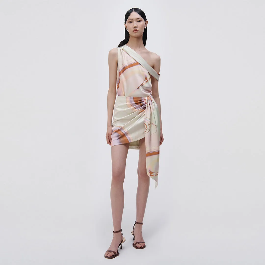 Mae Draped Mini Skirt sold by Jonathan Simkhai