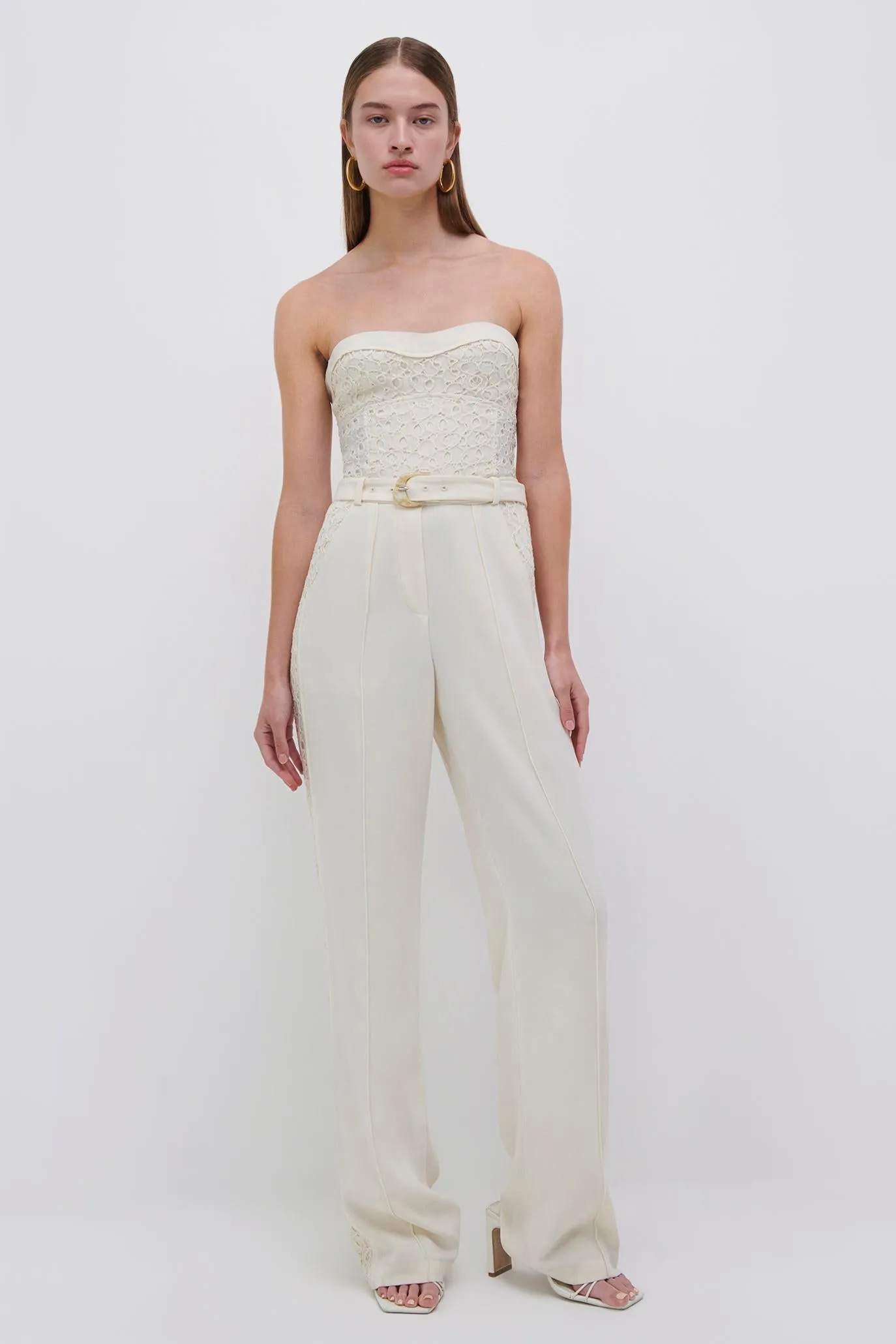 Zaid Patchwork Jumpsuit sold by Jonathan Simkhai product image thumbnail 2