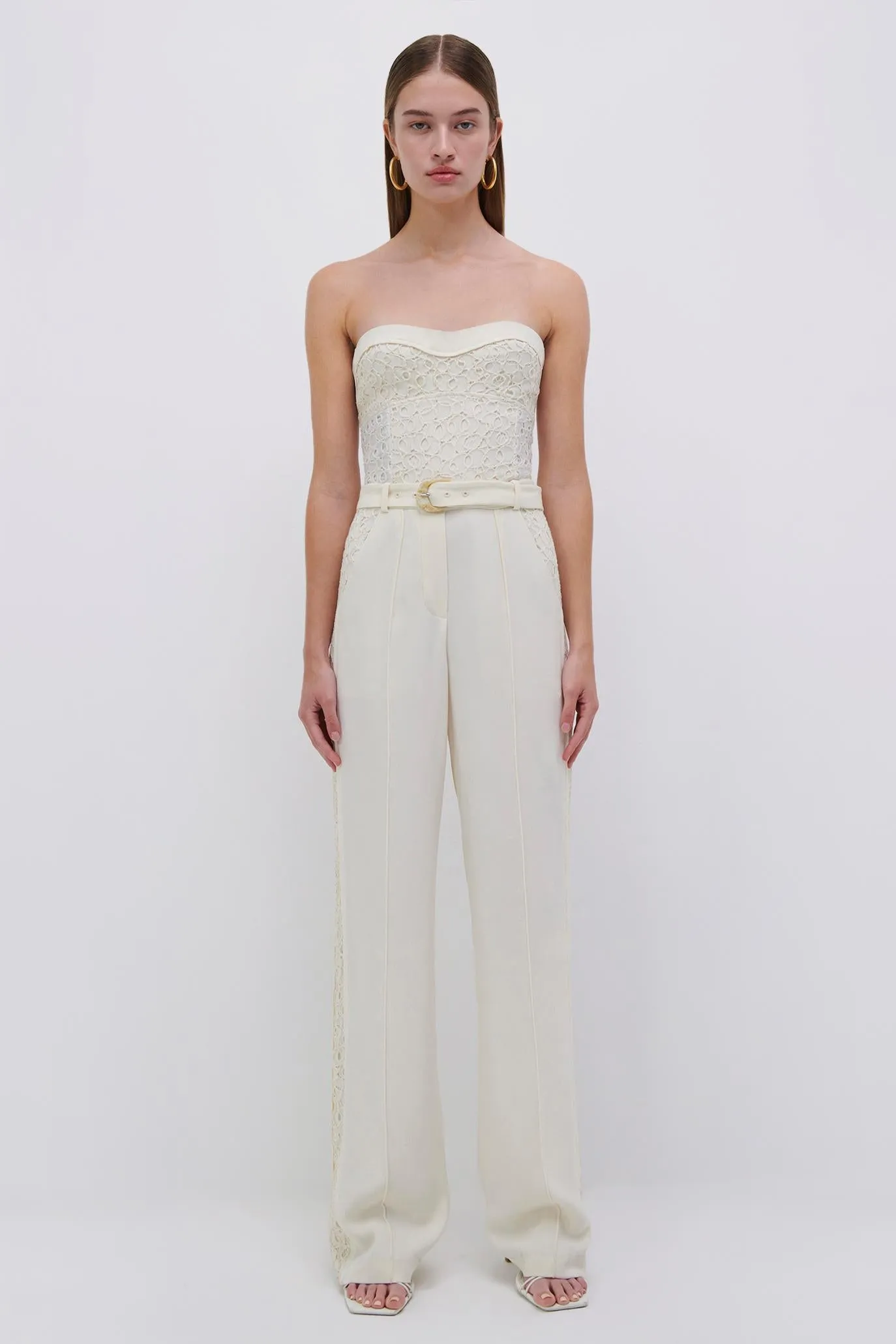 Zaid Patchwork Jumpsuit sold by Jonathan Simkhai product image thumbnail 4