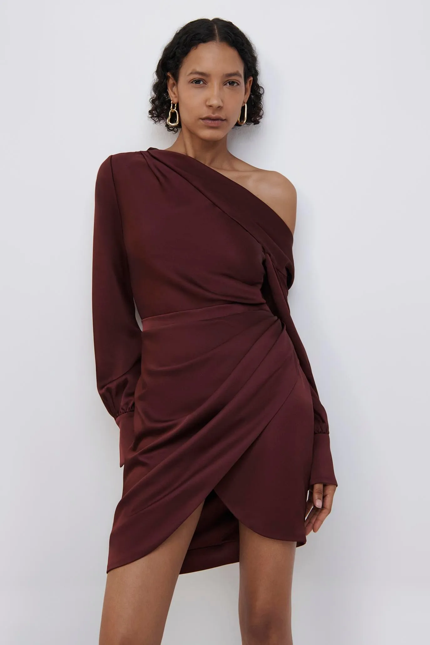 Cameron Satin Mini Dress sold by Jonathan Simkhai product image thumbnail 3