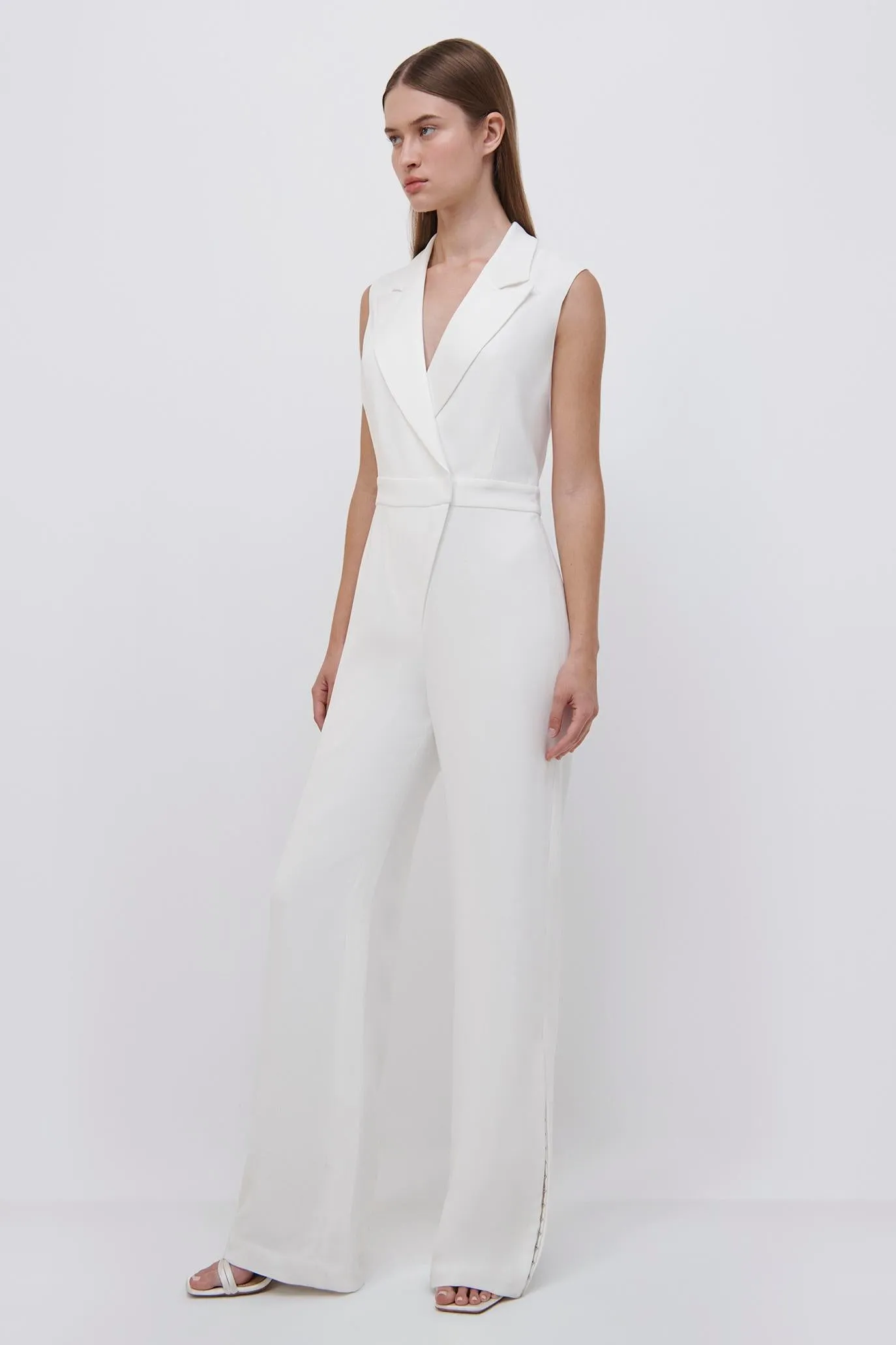 Reyna Tailored Jumpsuit sold by Jonathan Simkhai product image thumbnail 4