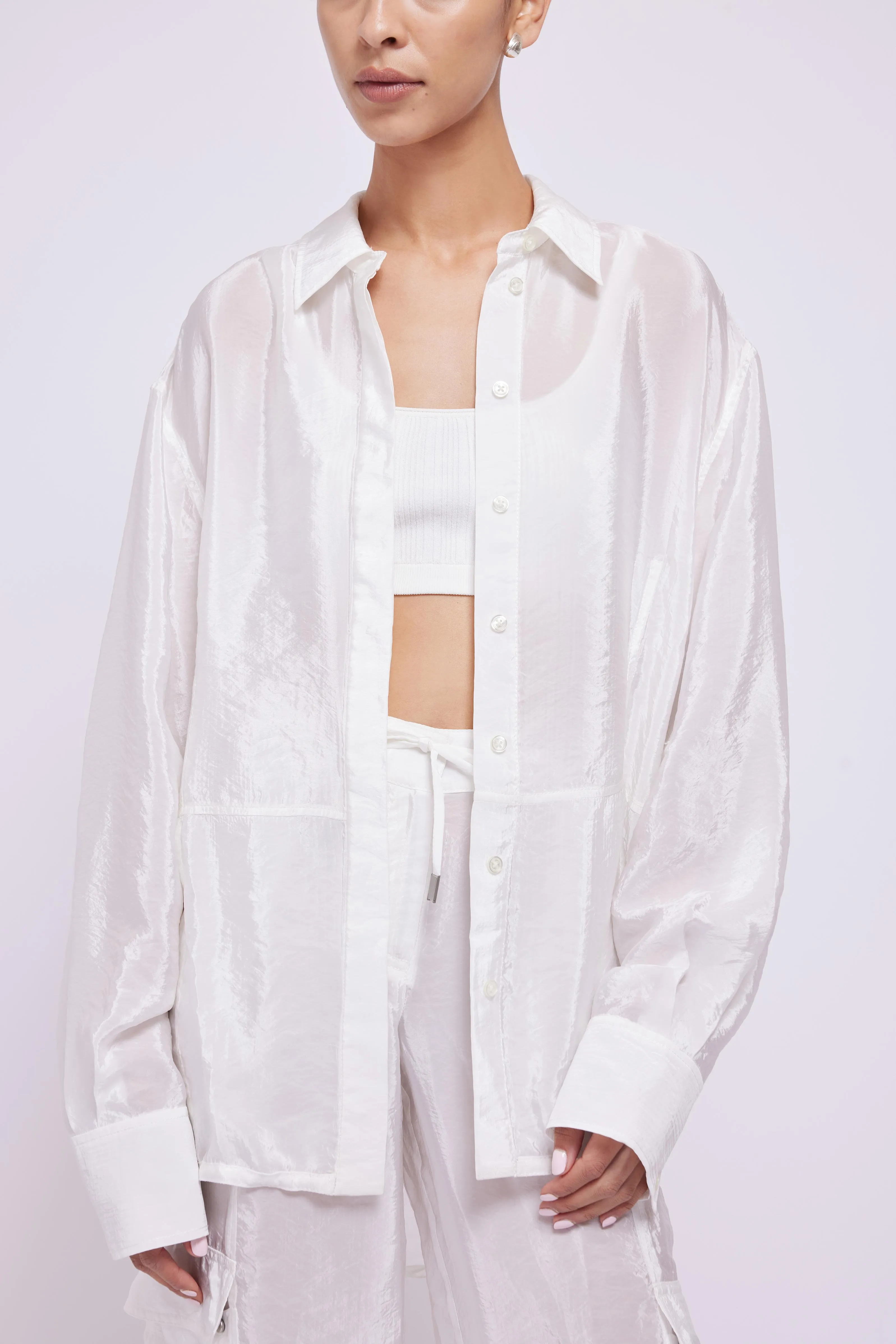 Laylah Shirt sold by Jonathan Simkhai product image thumbnail 4