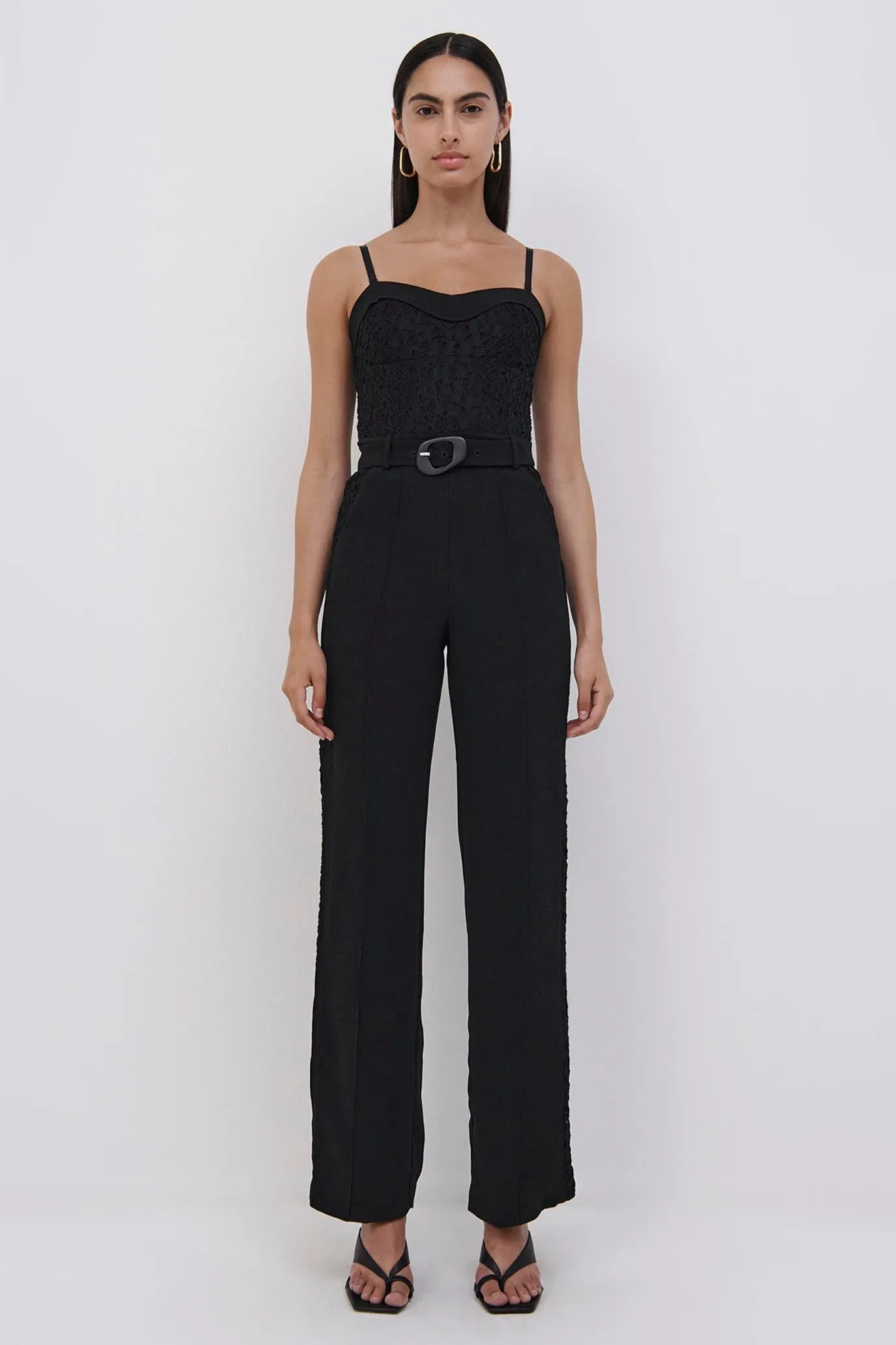 Zaid Patchwork Jumpsuit sold by Jonathan Simkhai product image thumbnail 4