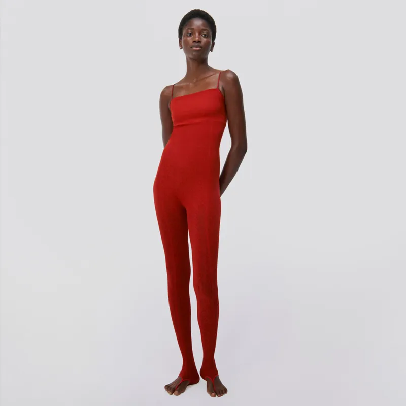 SIMKHAI Wolford Logo Jumpsuit sold by Jonathan Simkhai