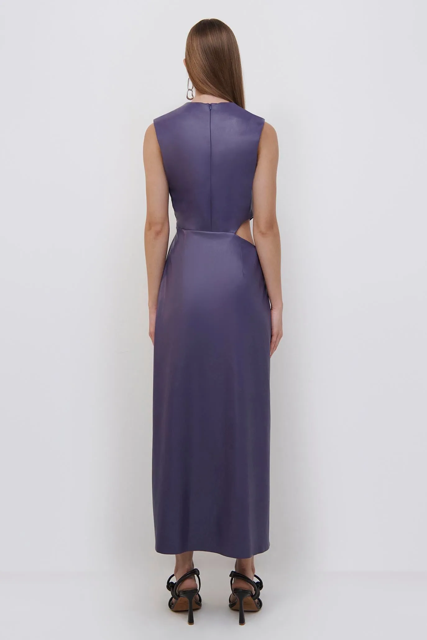 Toni Vegan Leather Midi Dress sold by Jonathan Simkhai product image thumbnail 5