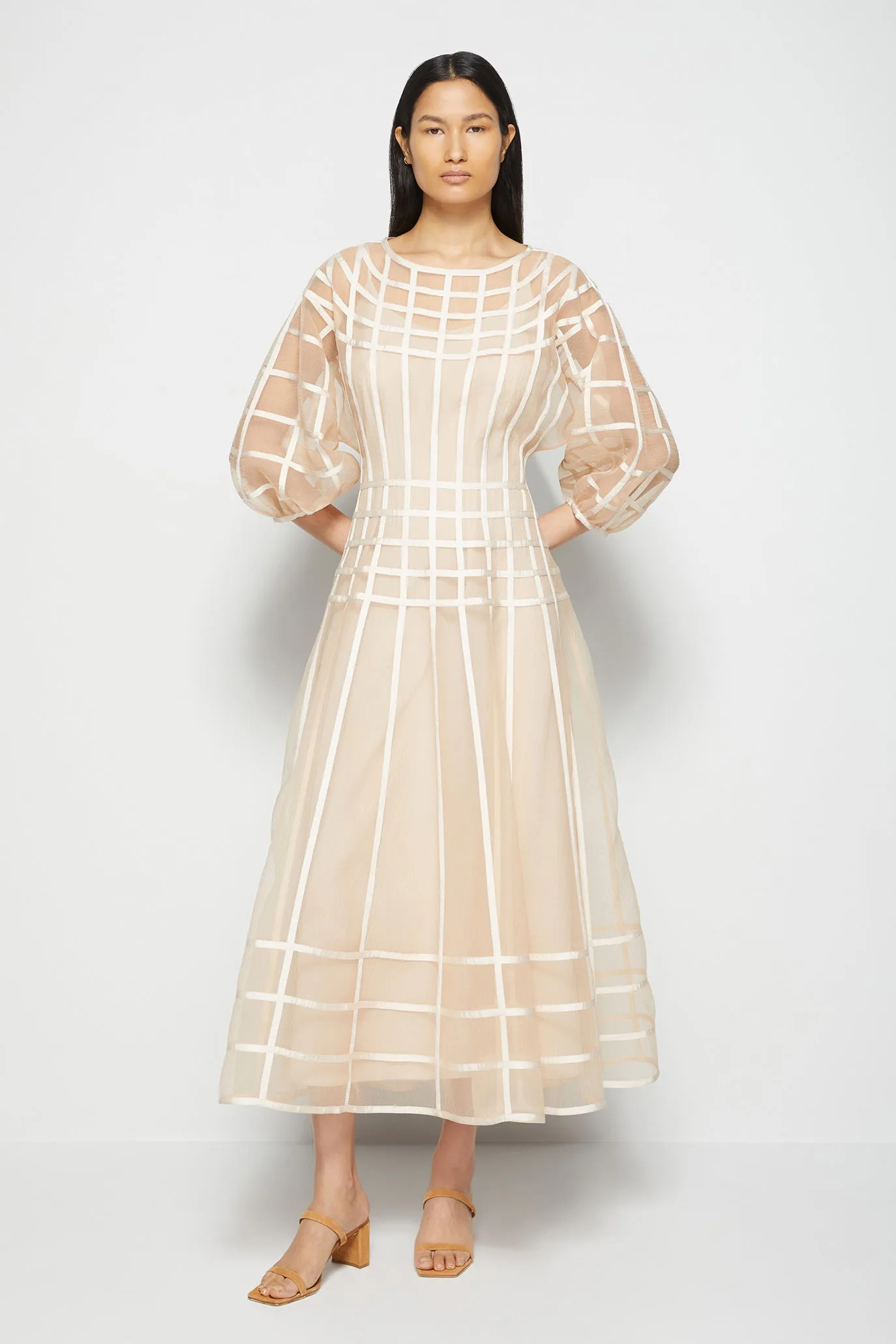 Aubree Organza Midi sold by Jonathan Simkhai product image thumbnail 3