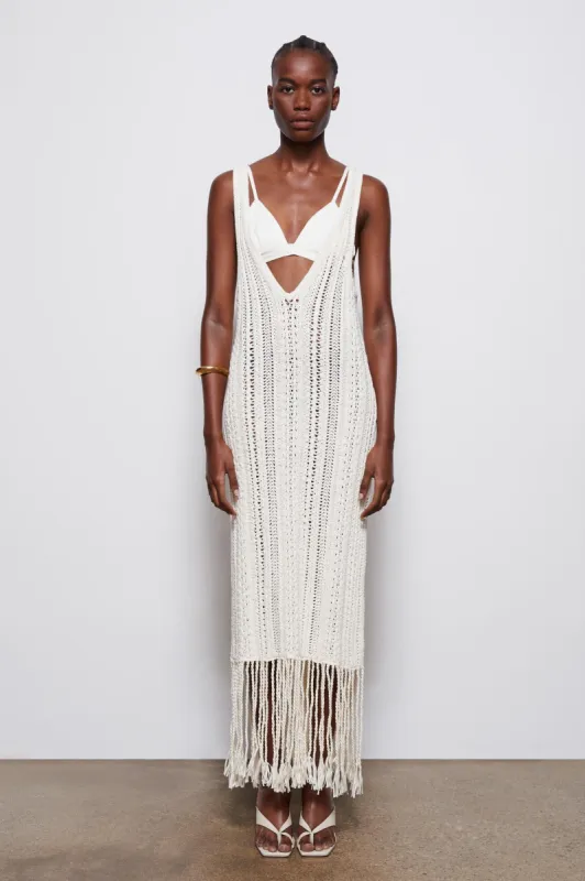Kamilah Fringe Dress made by Jonathan Simkhai