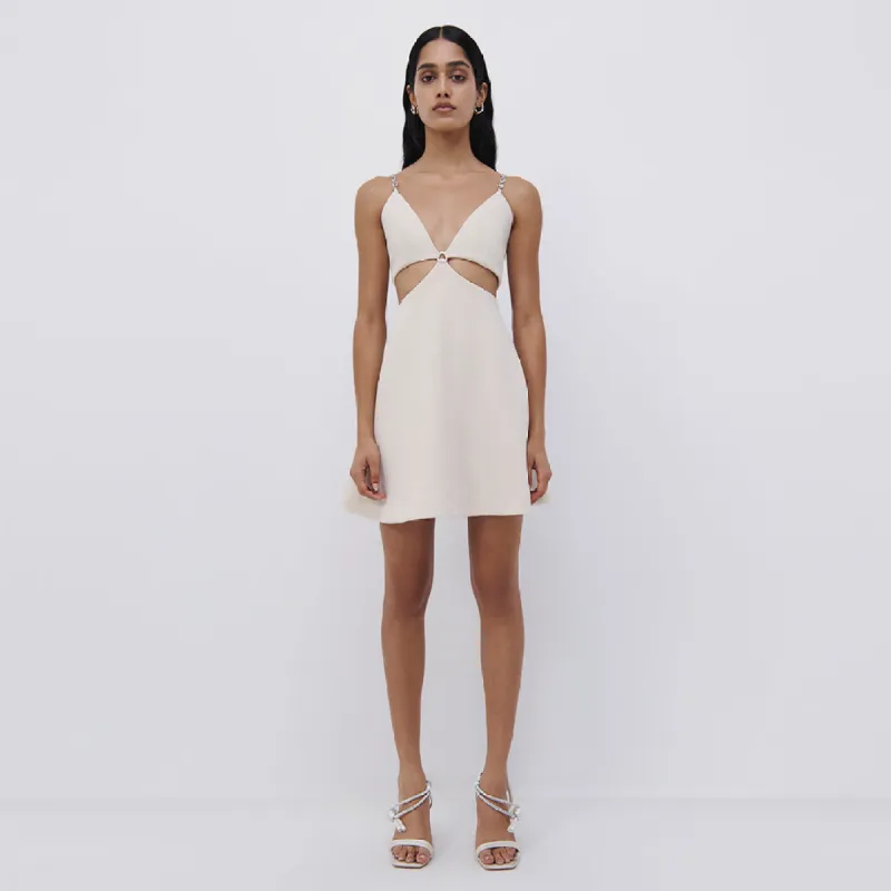Ellis Diamante Cutout Mini Dress sold by Jonathan Simkhai