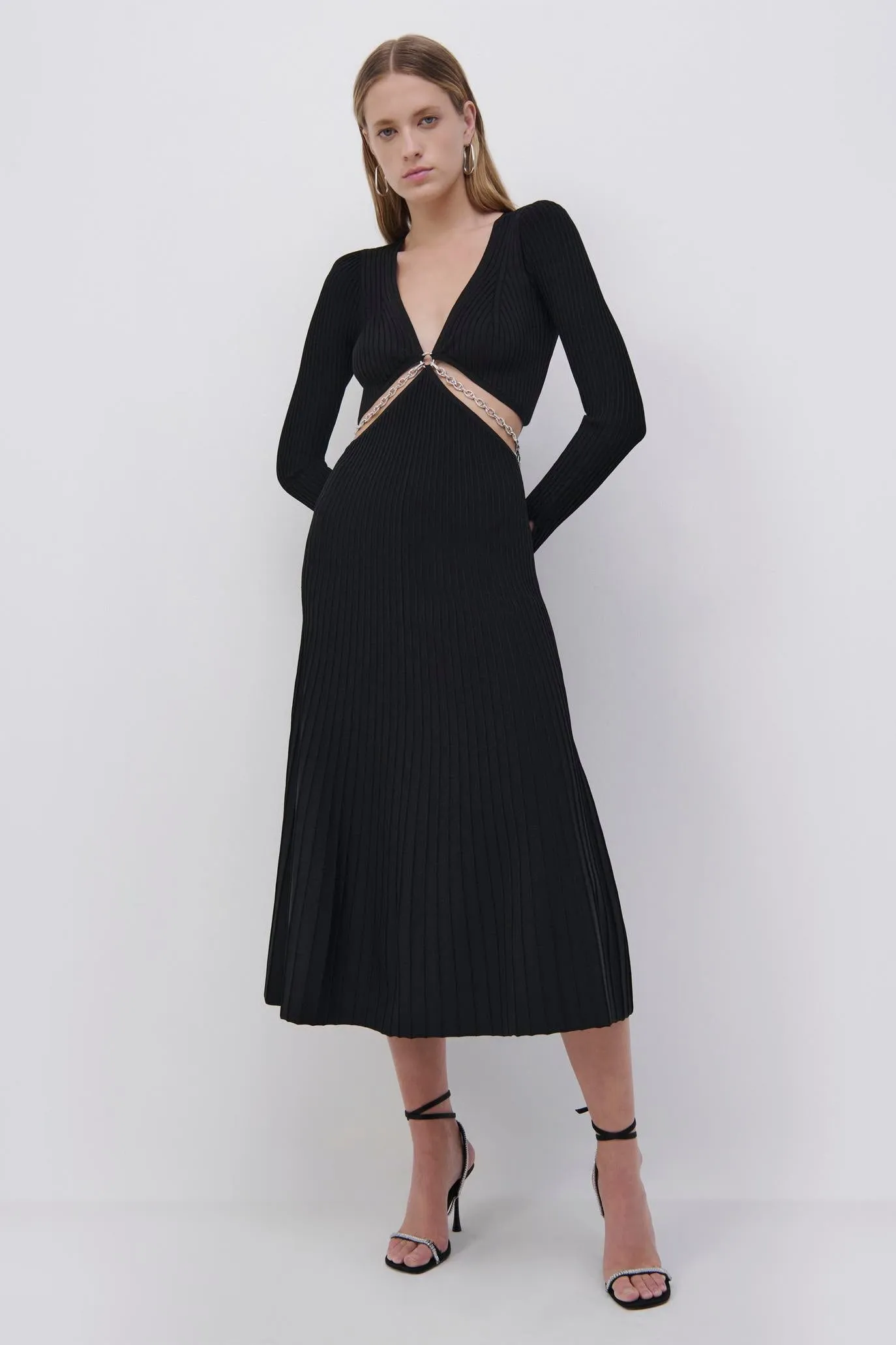 Kathryn Compact Rib Midi Dress sold by Jonathan Simkhai product image thumbnail 2