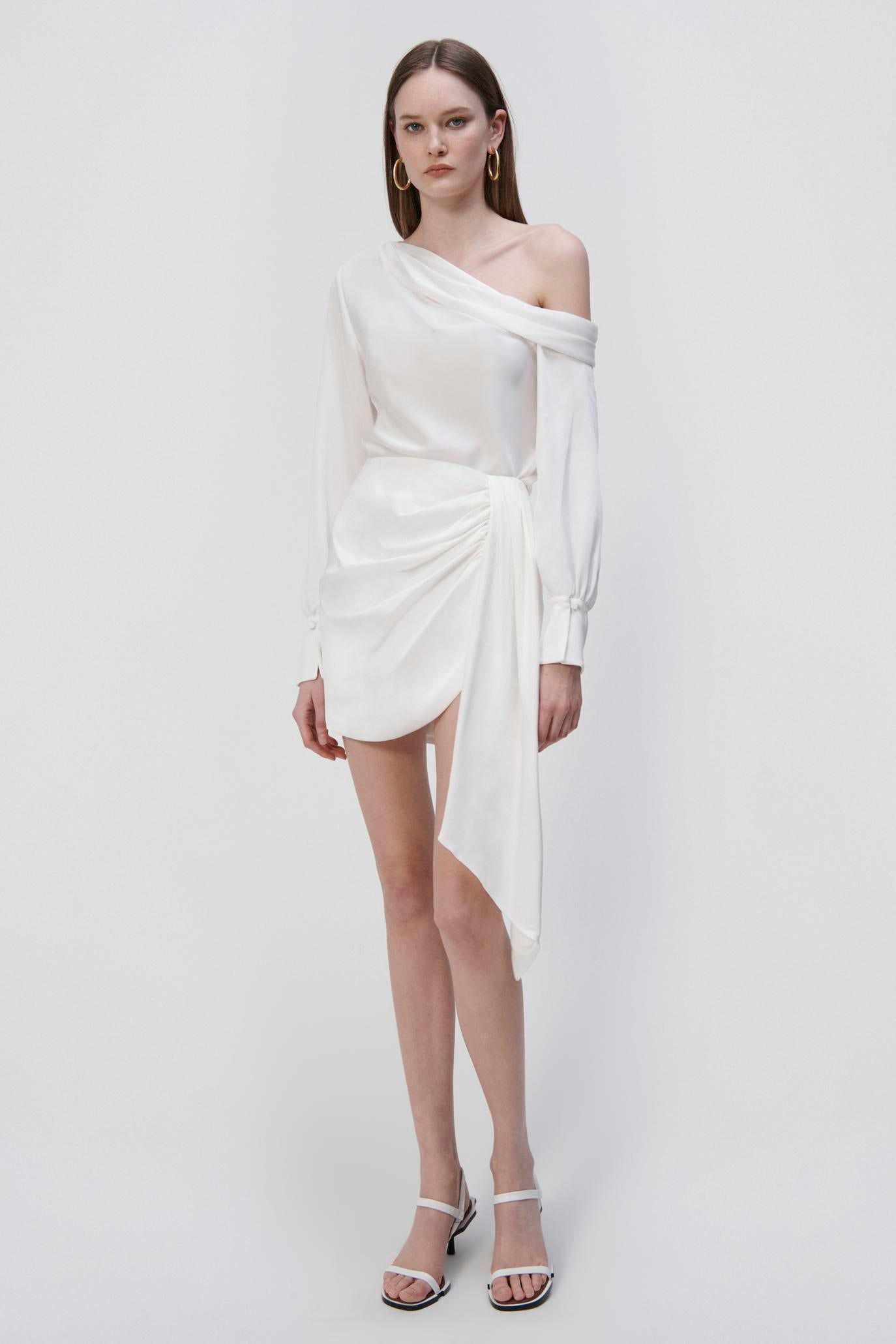 Signature Alice Cold Shoulder Top sold by Jonathan Simkhai product image thumbnail 4