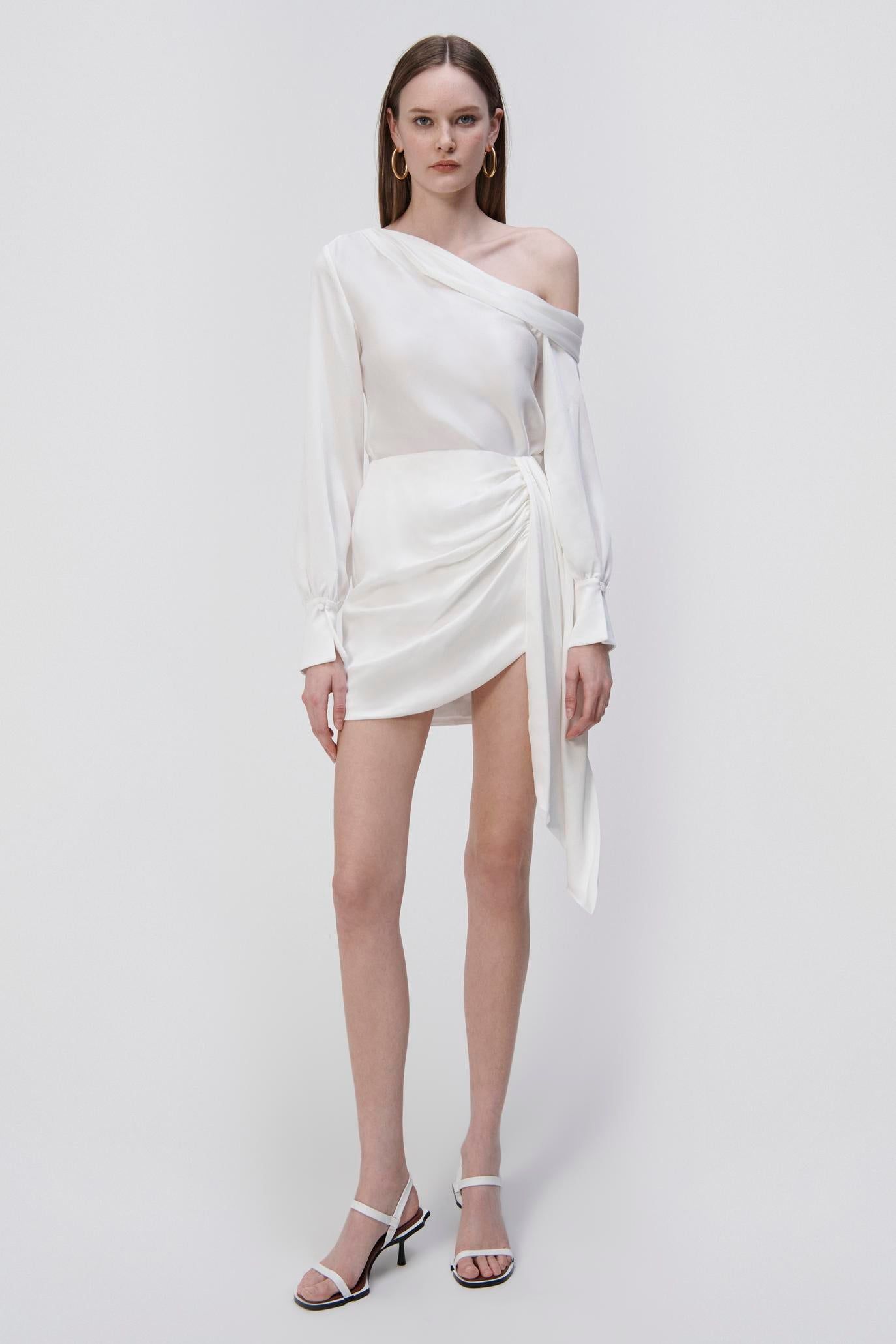 Signature Alice Cold Shoulder Top sold by Jonathan Simkhai product image thumbnail 3