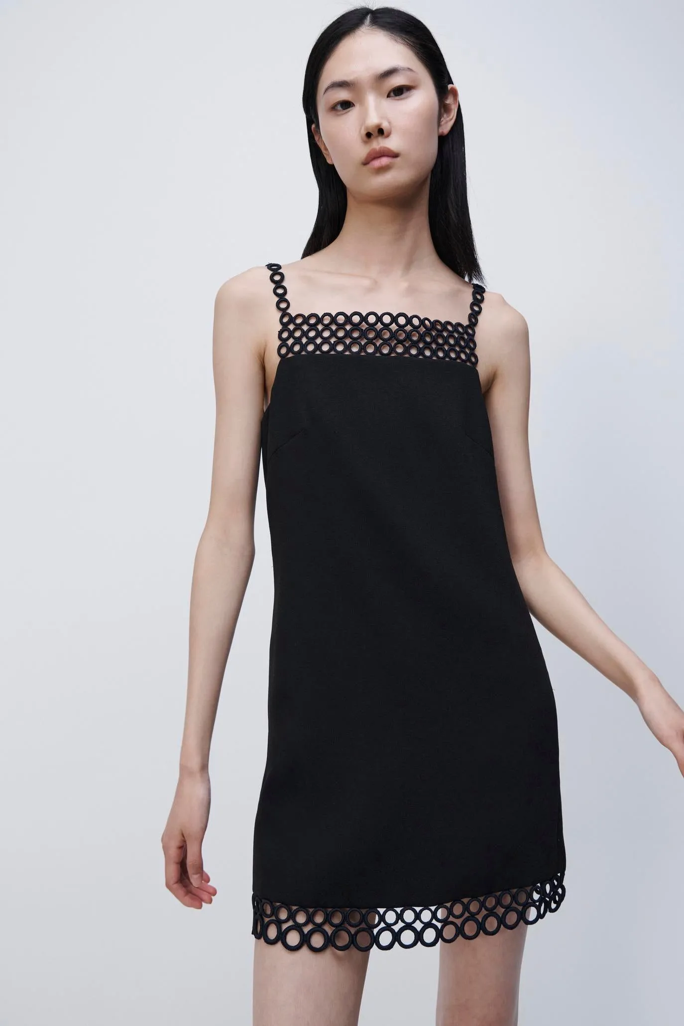 Marlie Crochet Ring Mini Dress sold by Jonathan Simkhai product image thumbnail 4