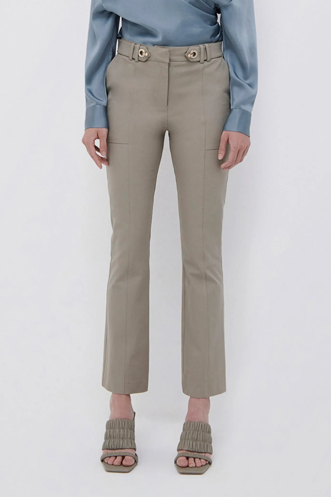 Brooks Crop Flare Pant sold by Jonathan Simkhai product image thumbnail 3