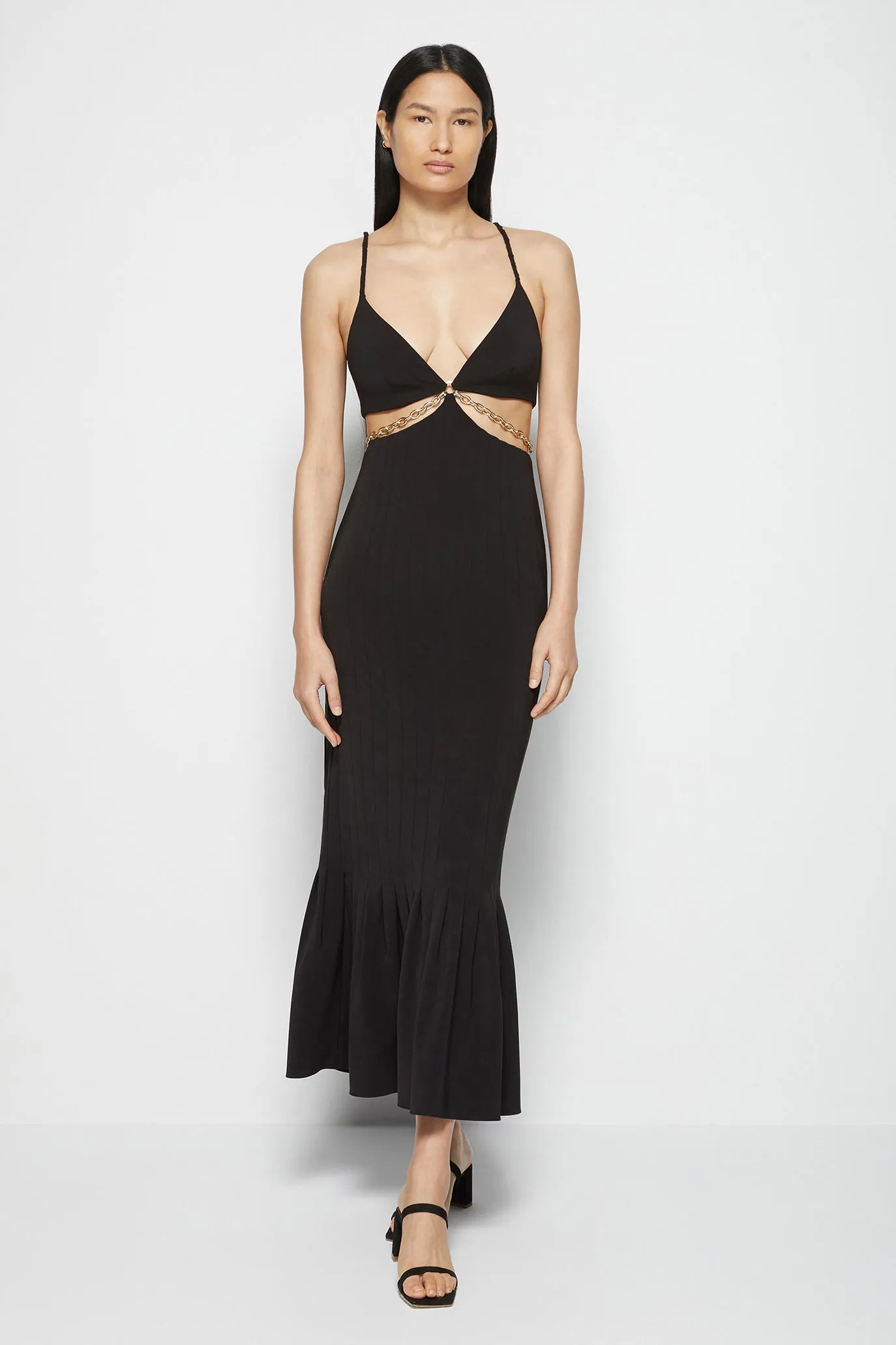 Ayla Eco-Twill Midi Dress sold by Jonathan Simkhai