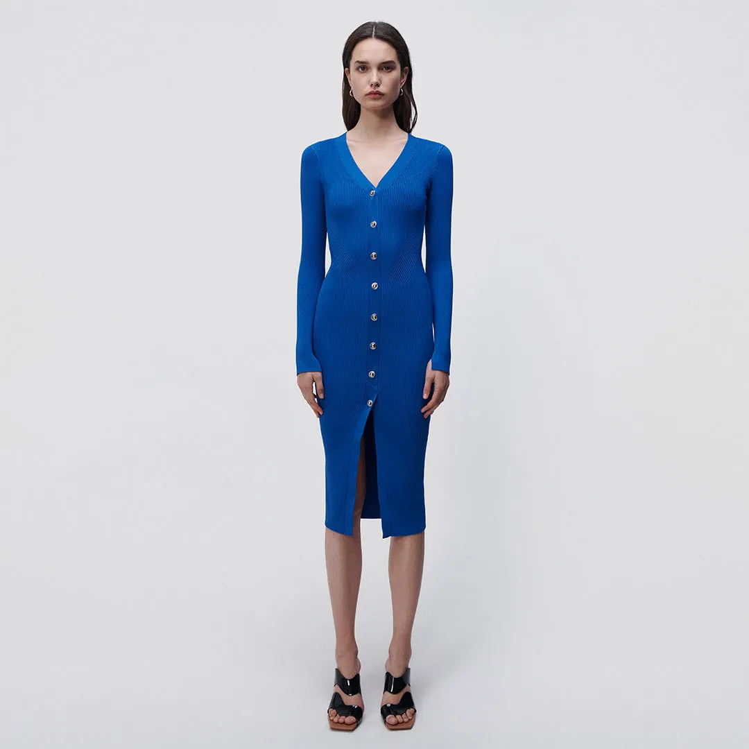 Cozette Compact Rib Midi Dress sold by Jonathan Simkhai