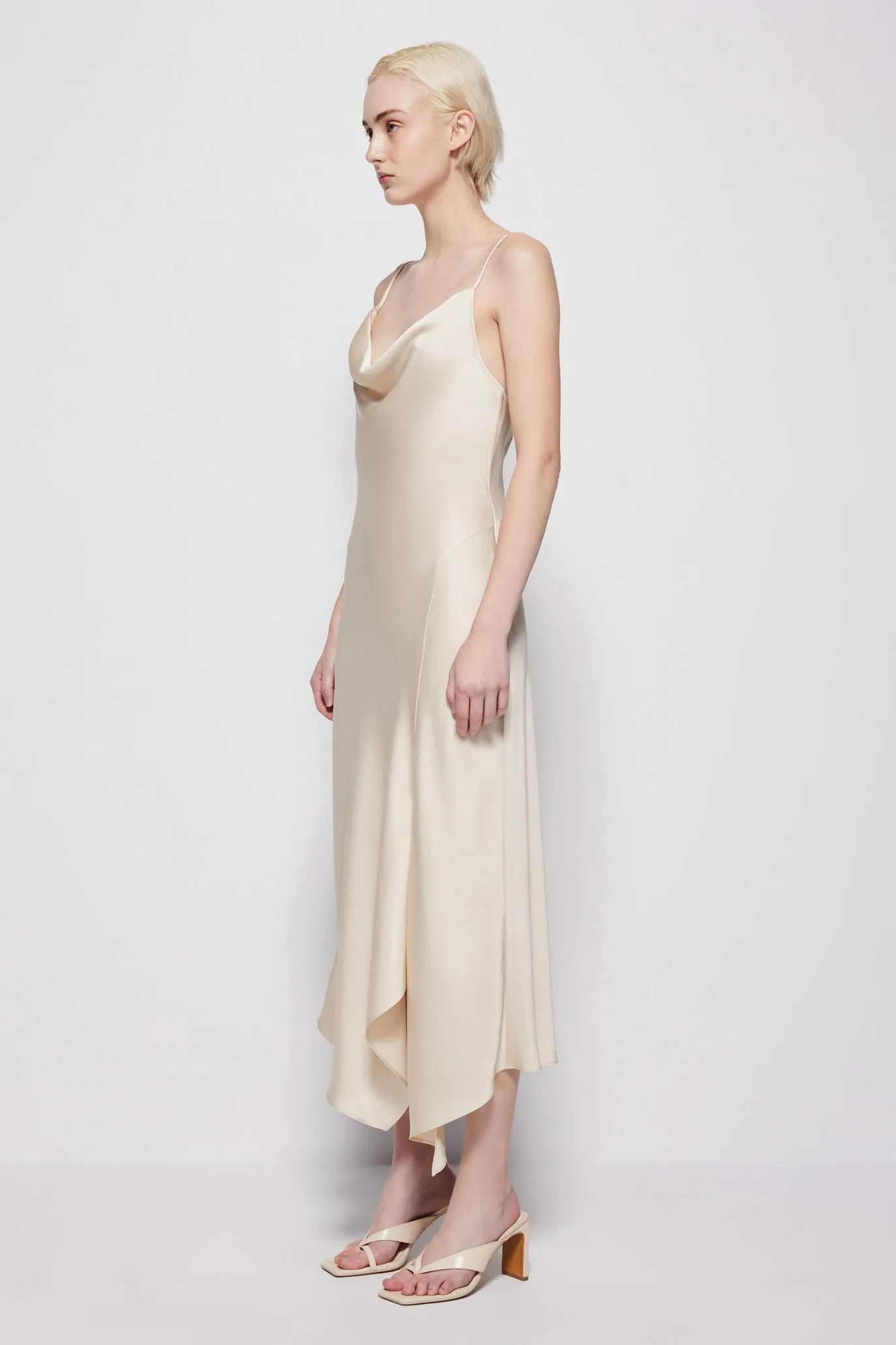 Nellie Satin Slip Dress sold by Jonathan Simkhai product image thumbnail 3