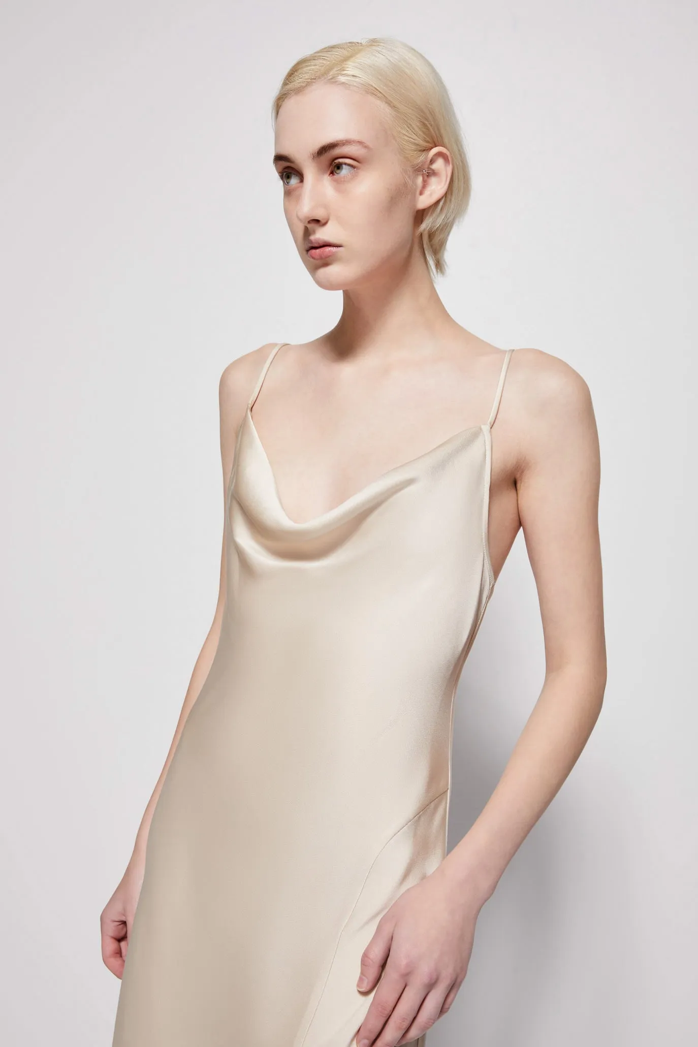 Nellie Satin Slip Dress sold by Jonathan Simkhai product image thumbnail 2