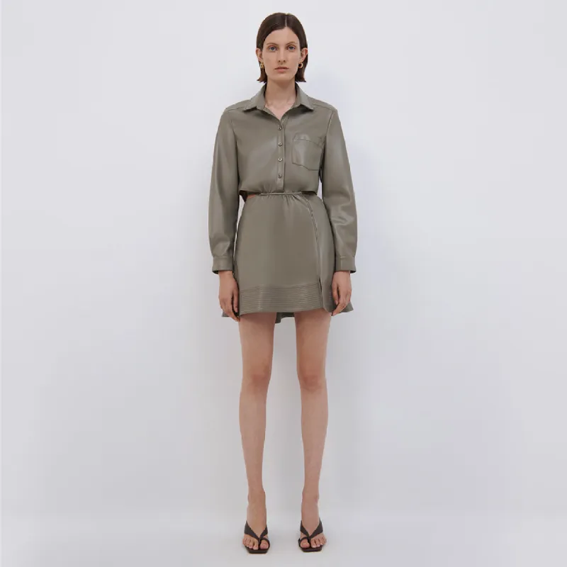 Shaelyn Vegan Leather Mini Dress sold by Jonathan Simkhai