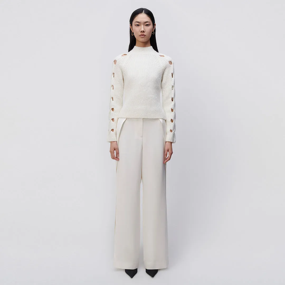 Montrose Alpaca Cable Turtleneck Pullover sold by Jonathan Simkhai