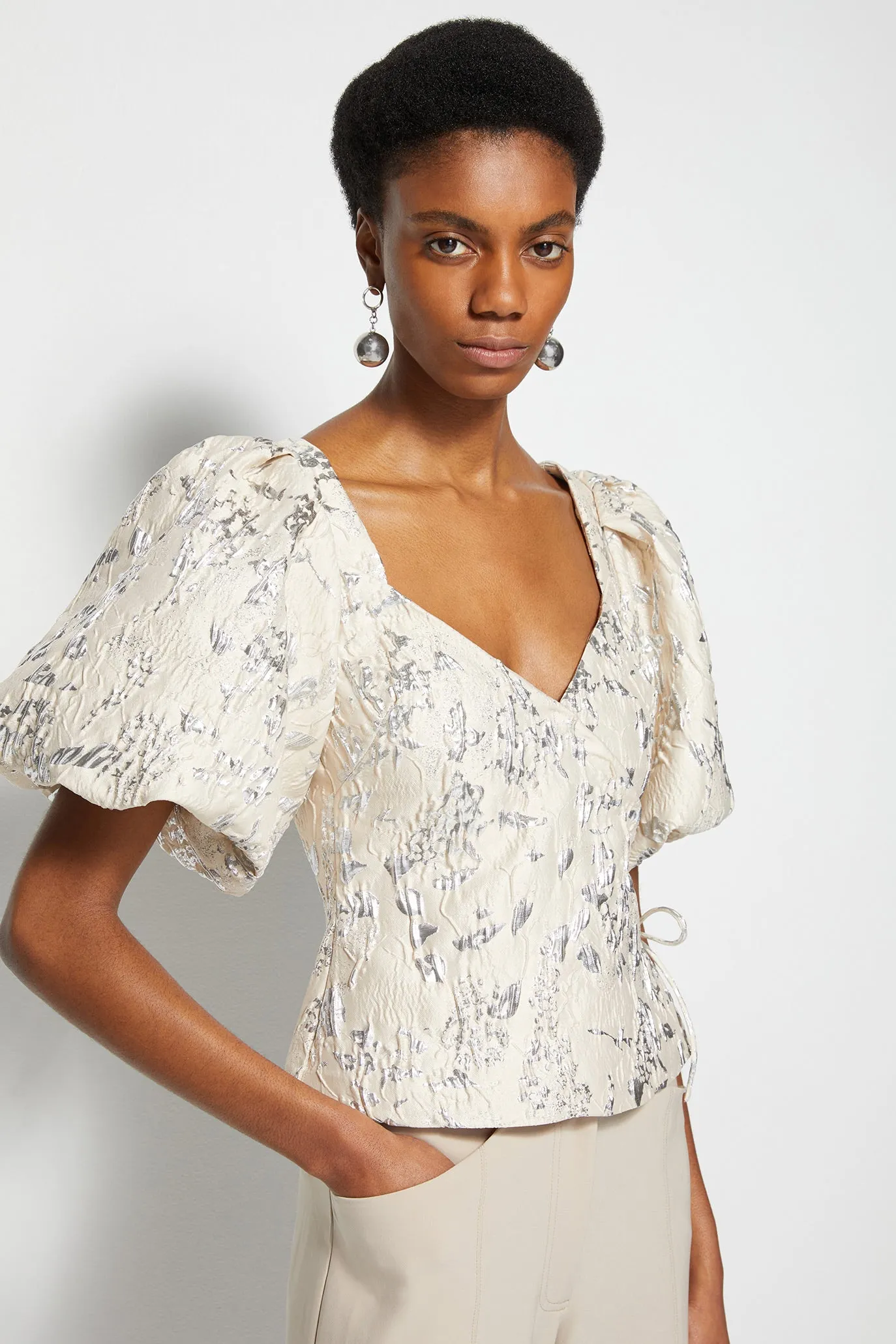 Taylor Metallic Top sold by Jonathan Simkhai product image thumbnail 2