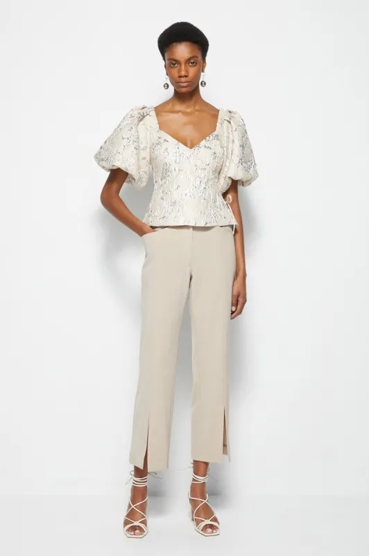 Taylor Metallic Top sold by Jonathan Simkhai