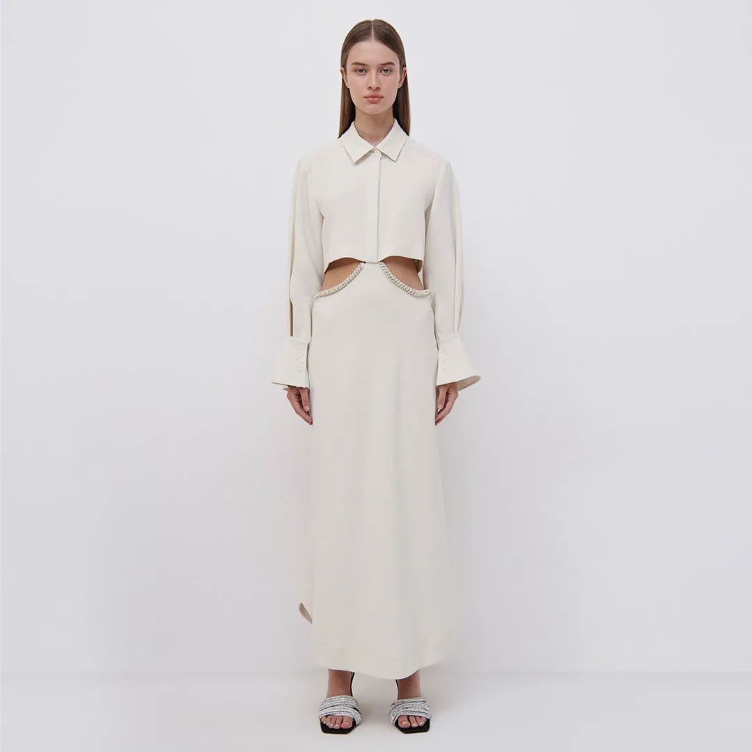 Nikki Diamante Midi Dress sold by Jonathan Simkhai