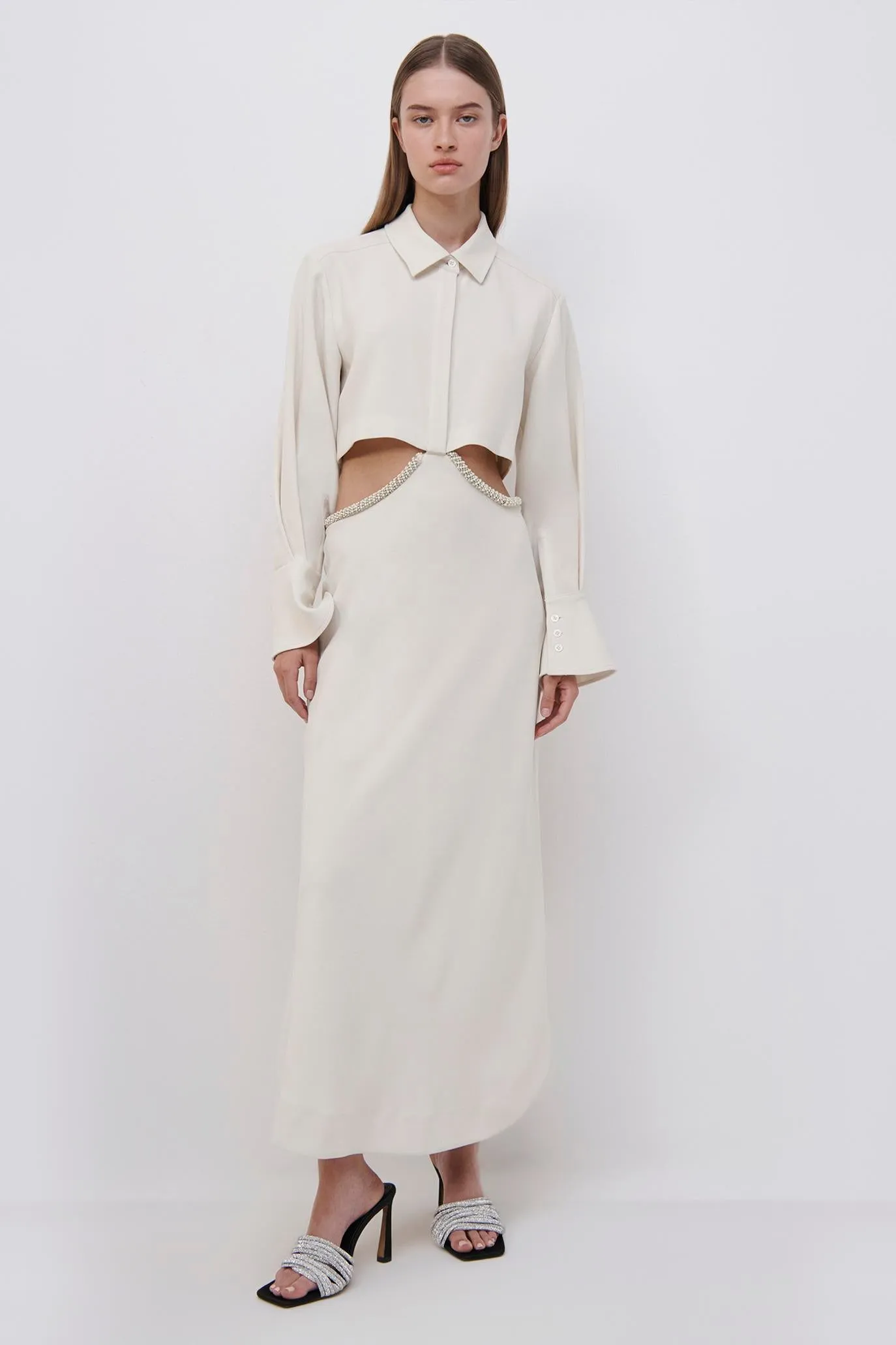 Nikki Diamante Midi Dress sold by Jonathan Simkhai product image thumbnail 2