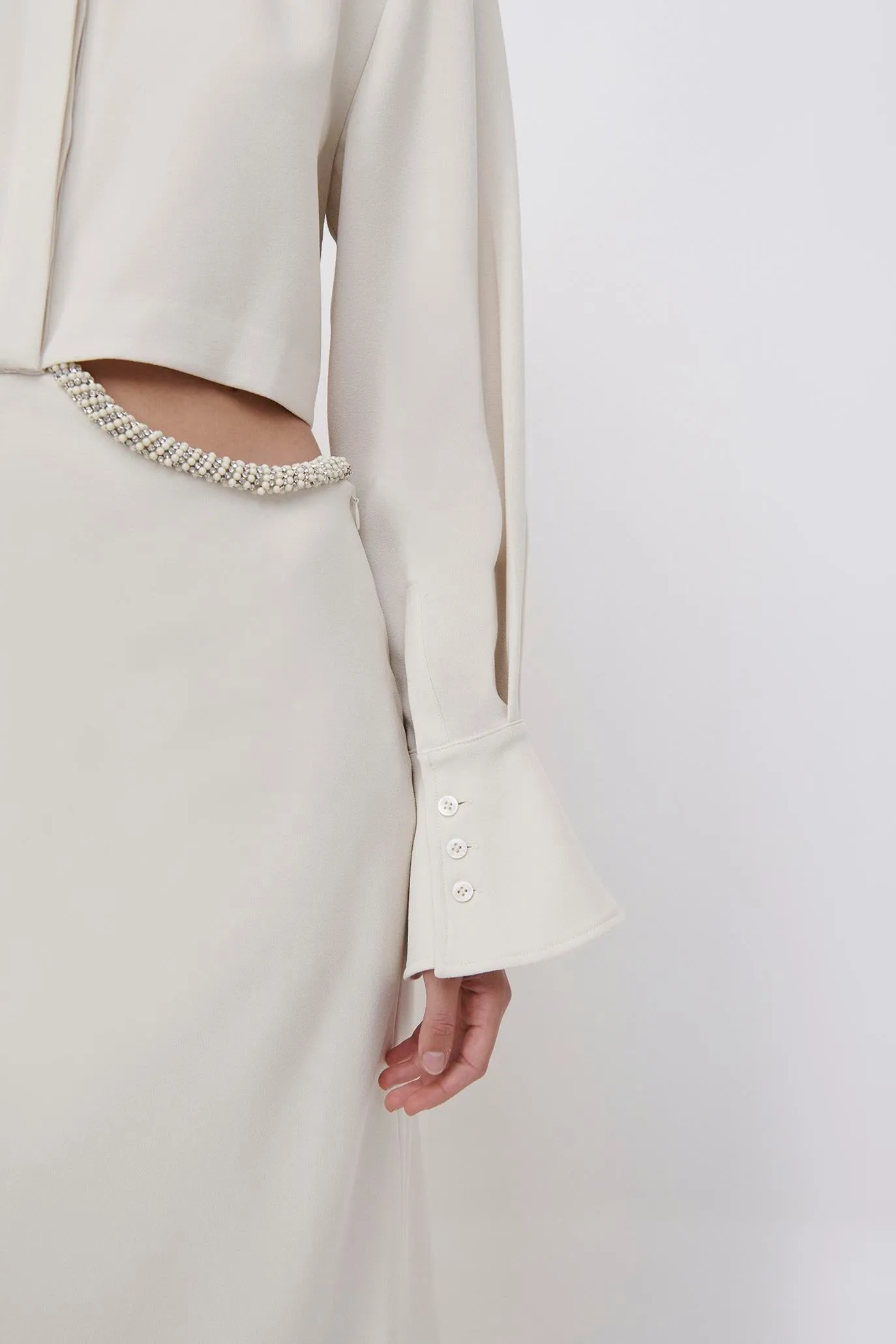 Nikki Diamante Midi Dress sold by Jonathan Simkhai product image thumbnail 4