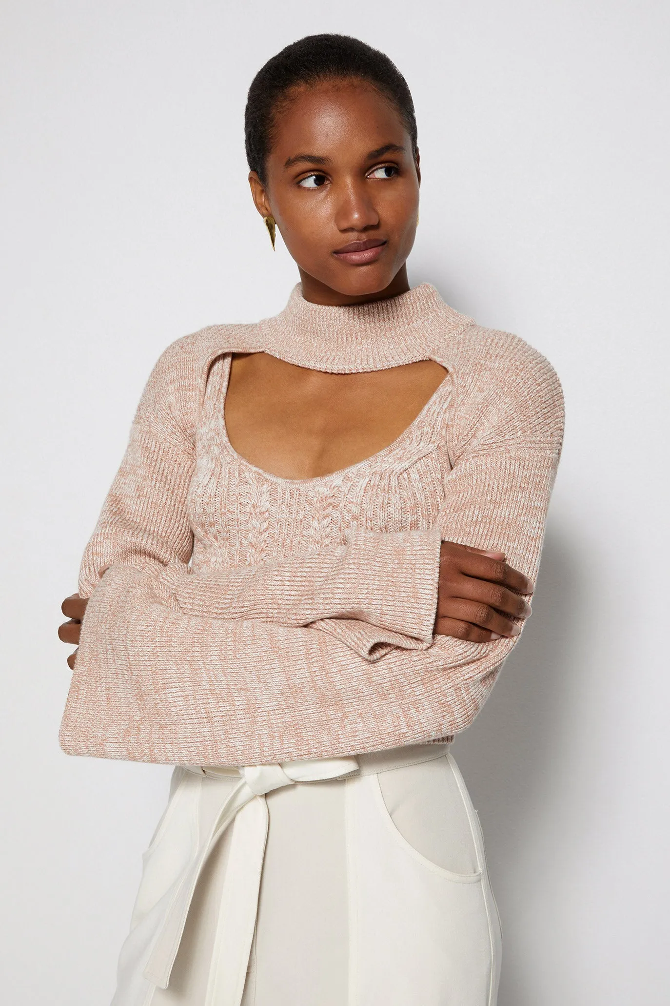 Nicole Mockneck Pullover sold by Jonathan Simkhai product image thumbnail 4