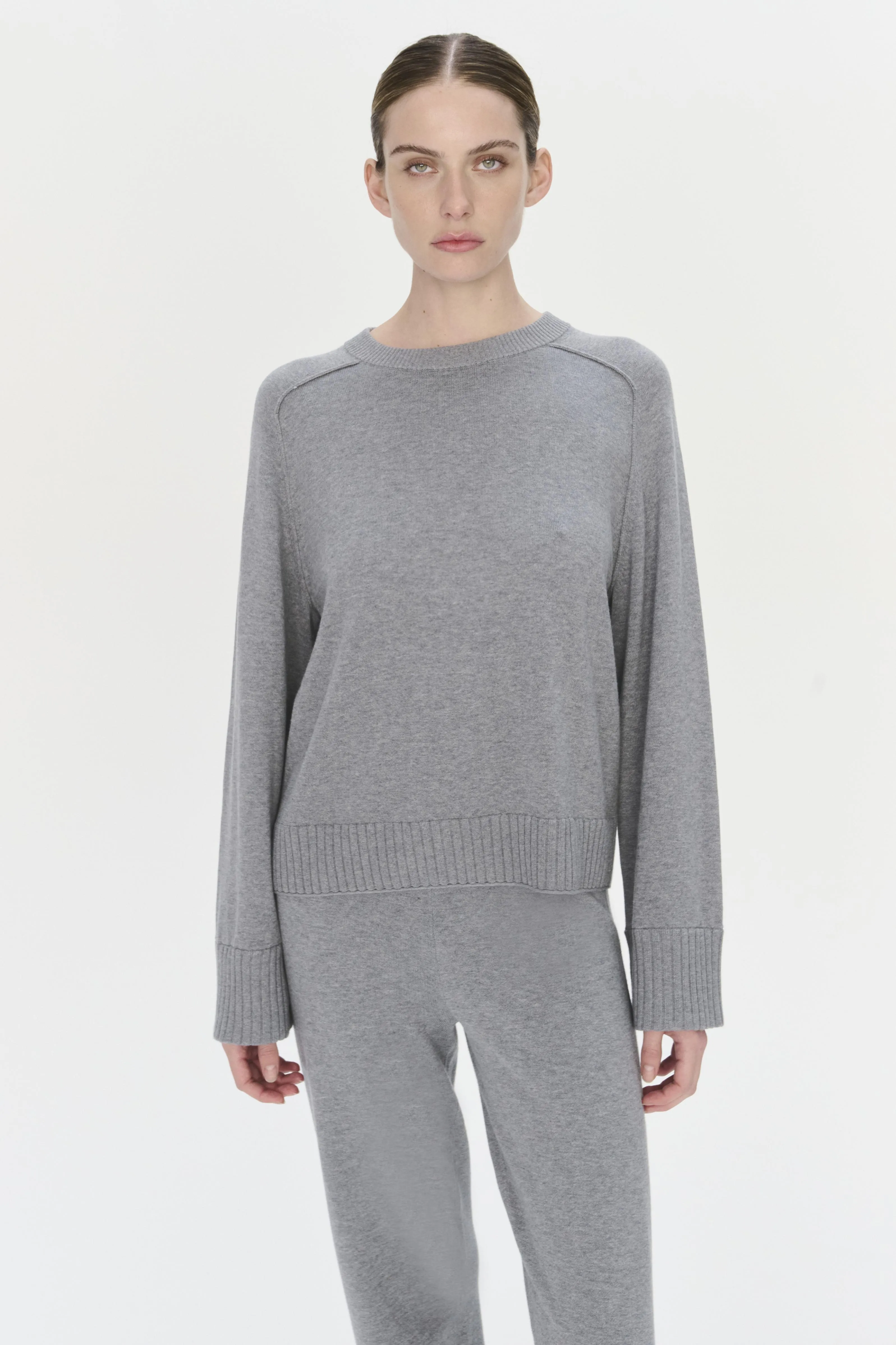 Raglan Crewneck sold by Jonathan Simkhai product image thumbnail 5