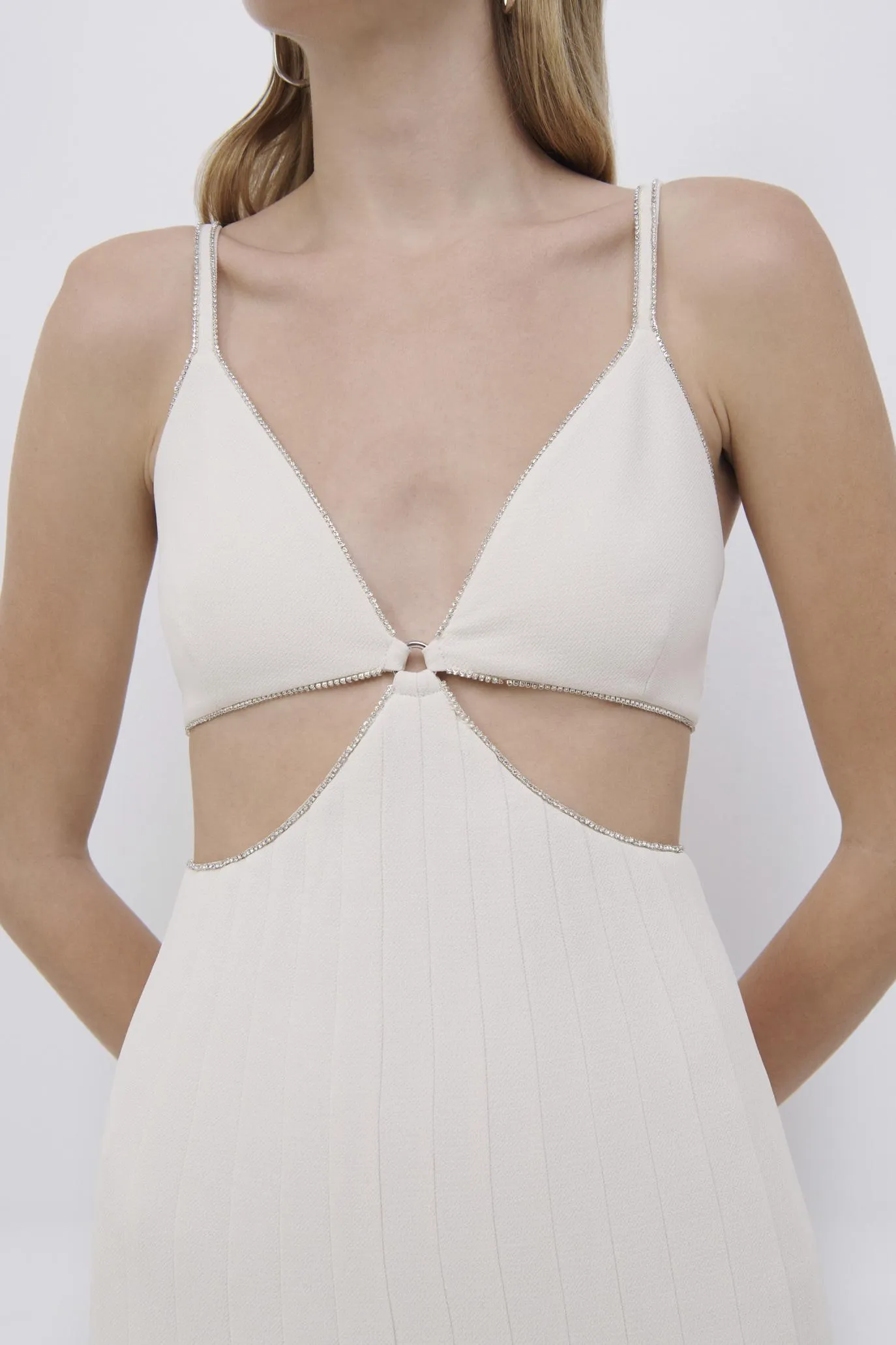 Ayla Diamante Midi Dress sold by Jonathan Simkhai product image thumbnail 4